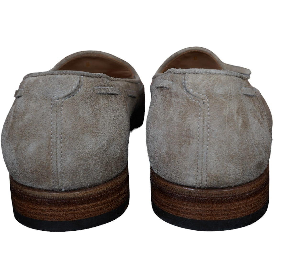 Chaussure Kiton en cuir de chèvre avec glands USSHOUSN0010439