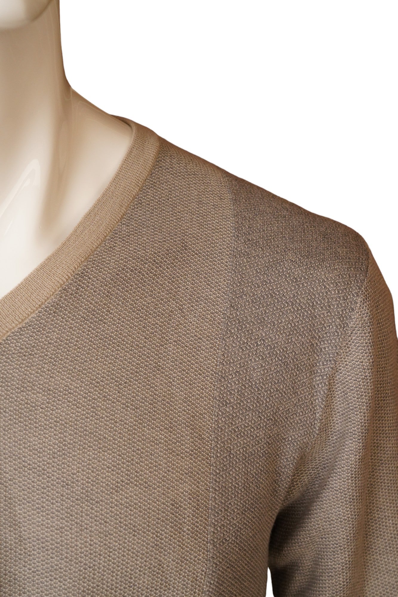 Brioni Pull Pull à col V Pull en coton/cachemire/soie