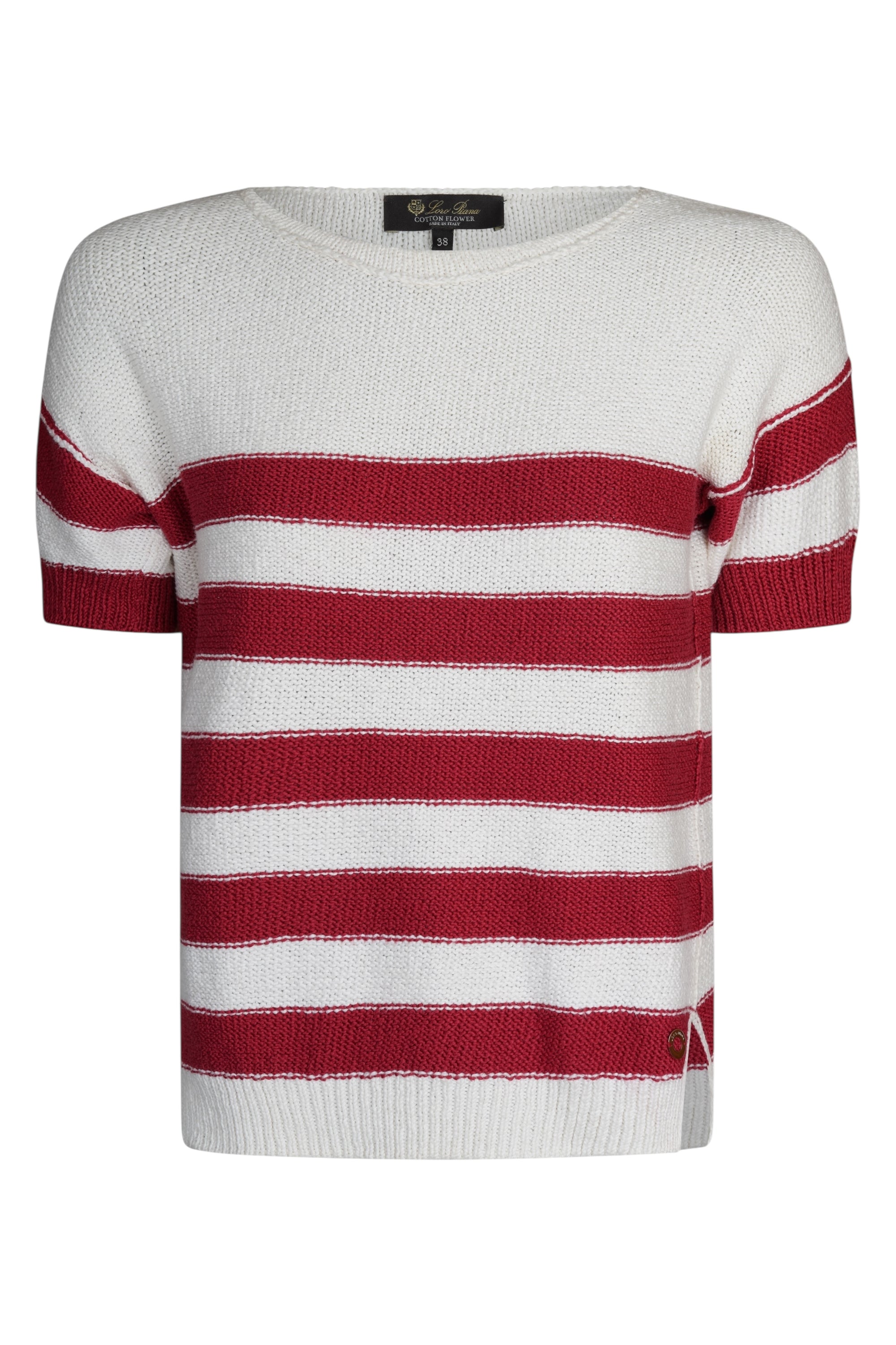 Loro Piana Shirt Strick T-Shirt Cotton Flower