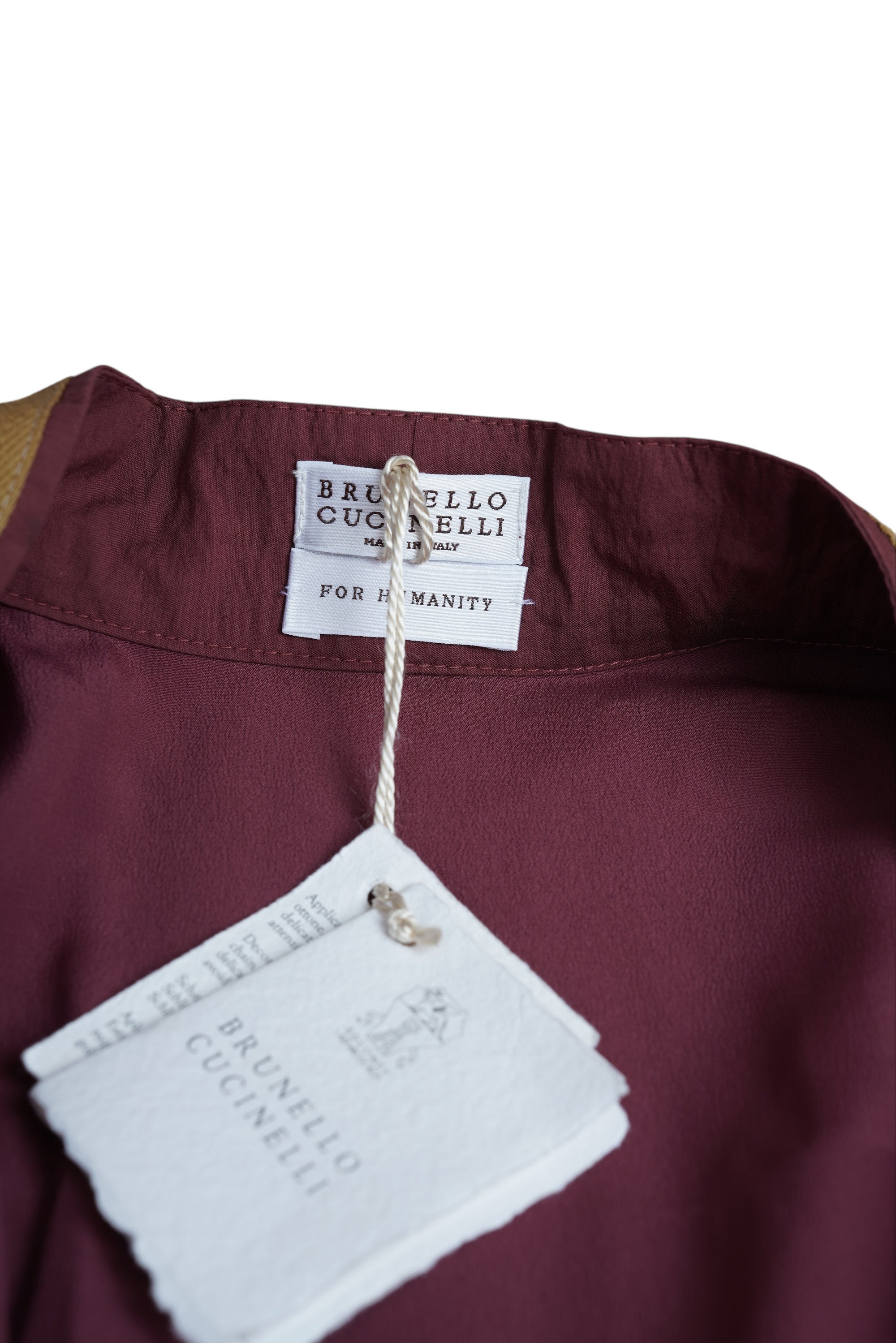 Brunello Cucinelli Kleid aus Baumwolle mit Gürtel und Monili Detail Kimono Sommerkleid
