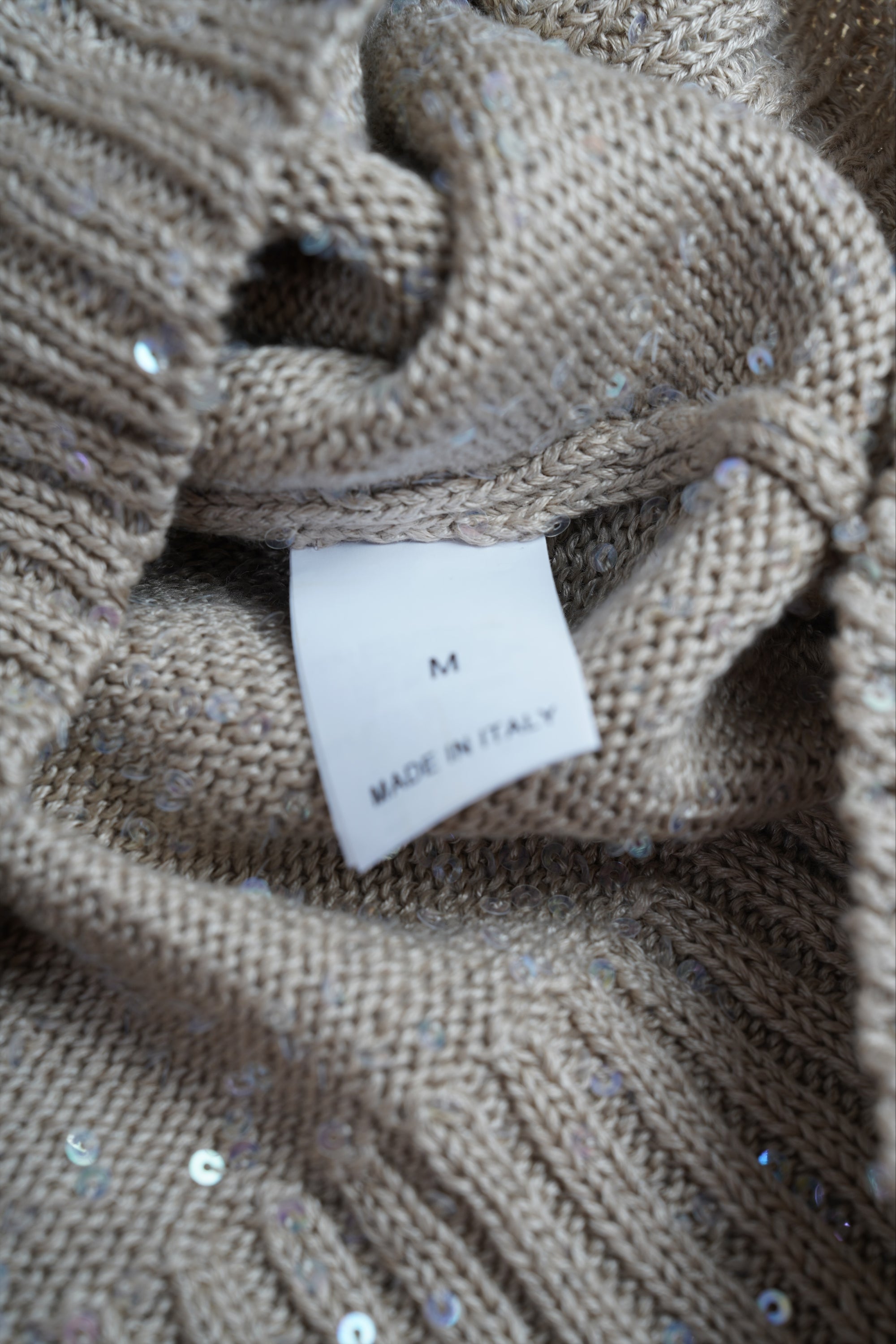 Brunello Cucinelli Stricktop Dazzling Hoodie aus Leinen und Seide mit Kapuze Shirt