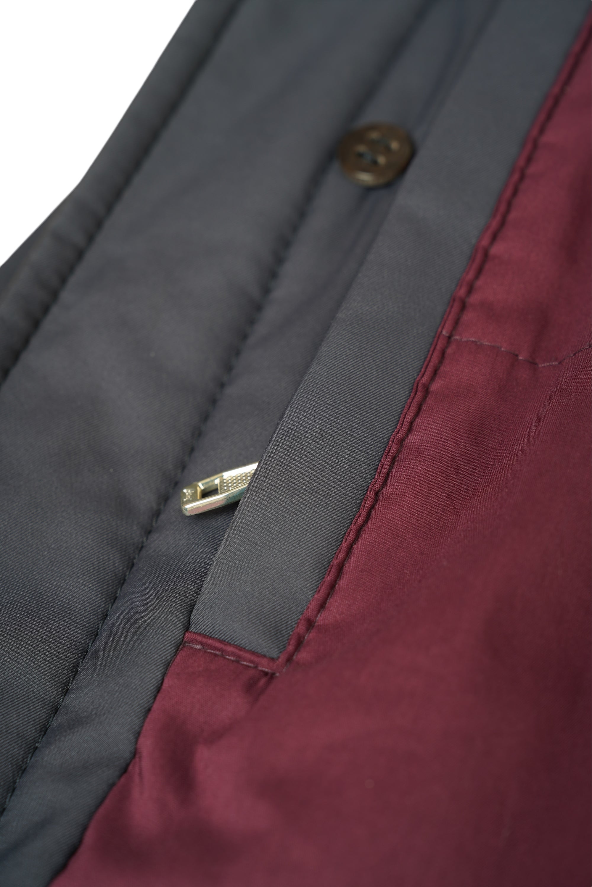 Brioni Manteau en laine avec cachemire Manteau homme double boutonnage à chevrons
