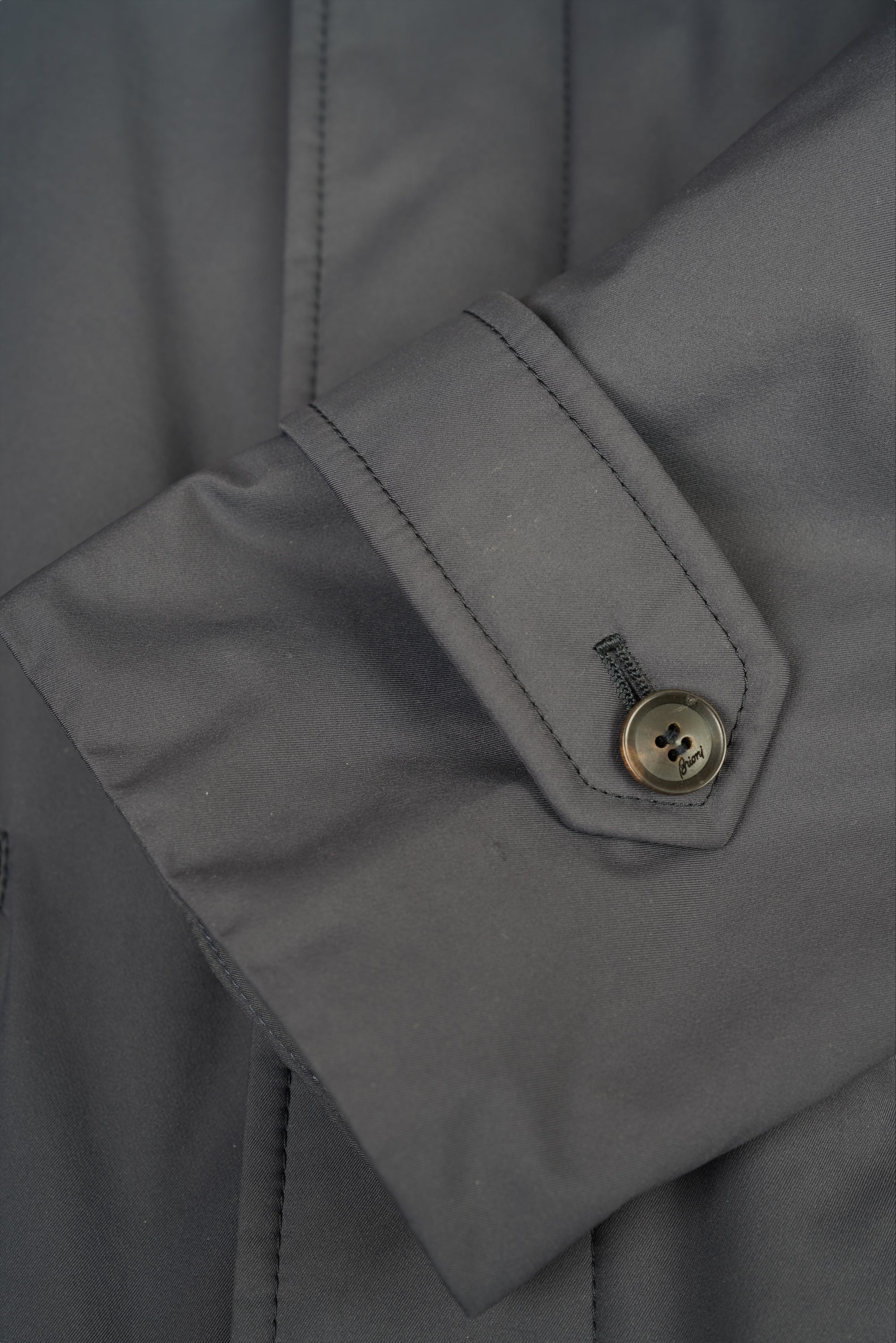 Brioni Manteau en laine avec cachemire Manteau homme double boutonnage à chevrons