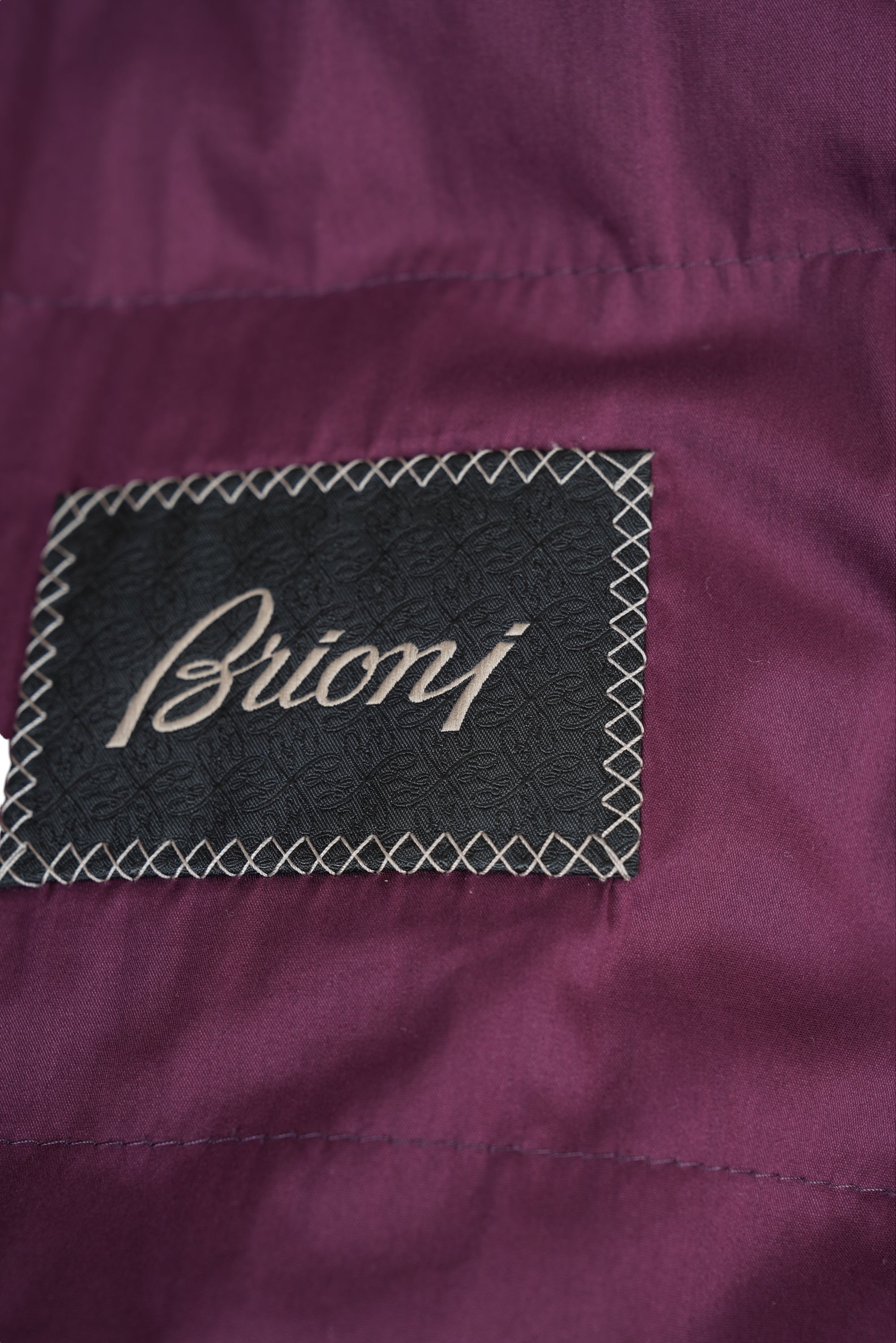 Brioni Manteau en laine avec cachemire Manteau homme double boutonnage à chevrons