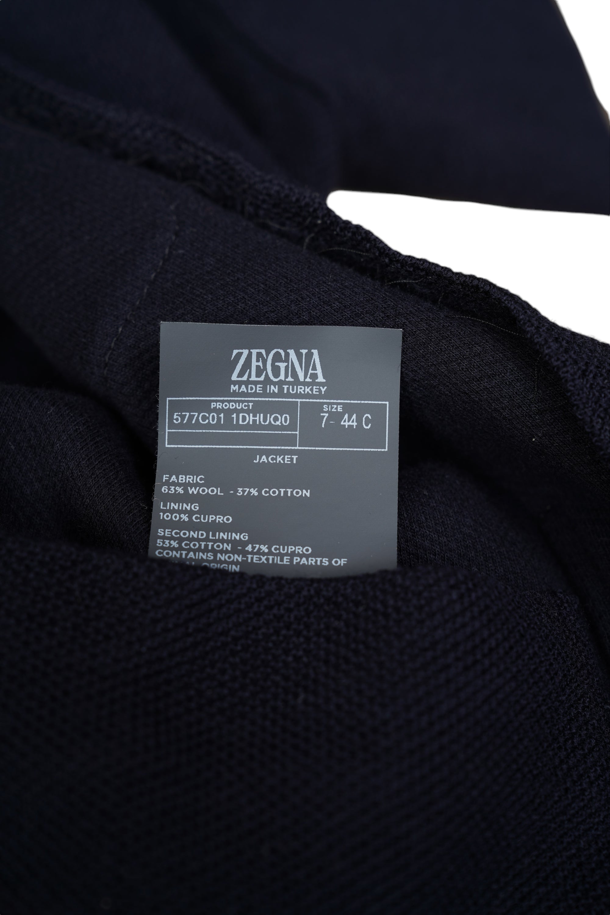 Zegna Chore jacket in jersey wool and cotton 44 (XS/S)