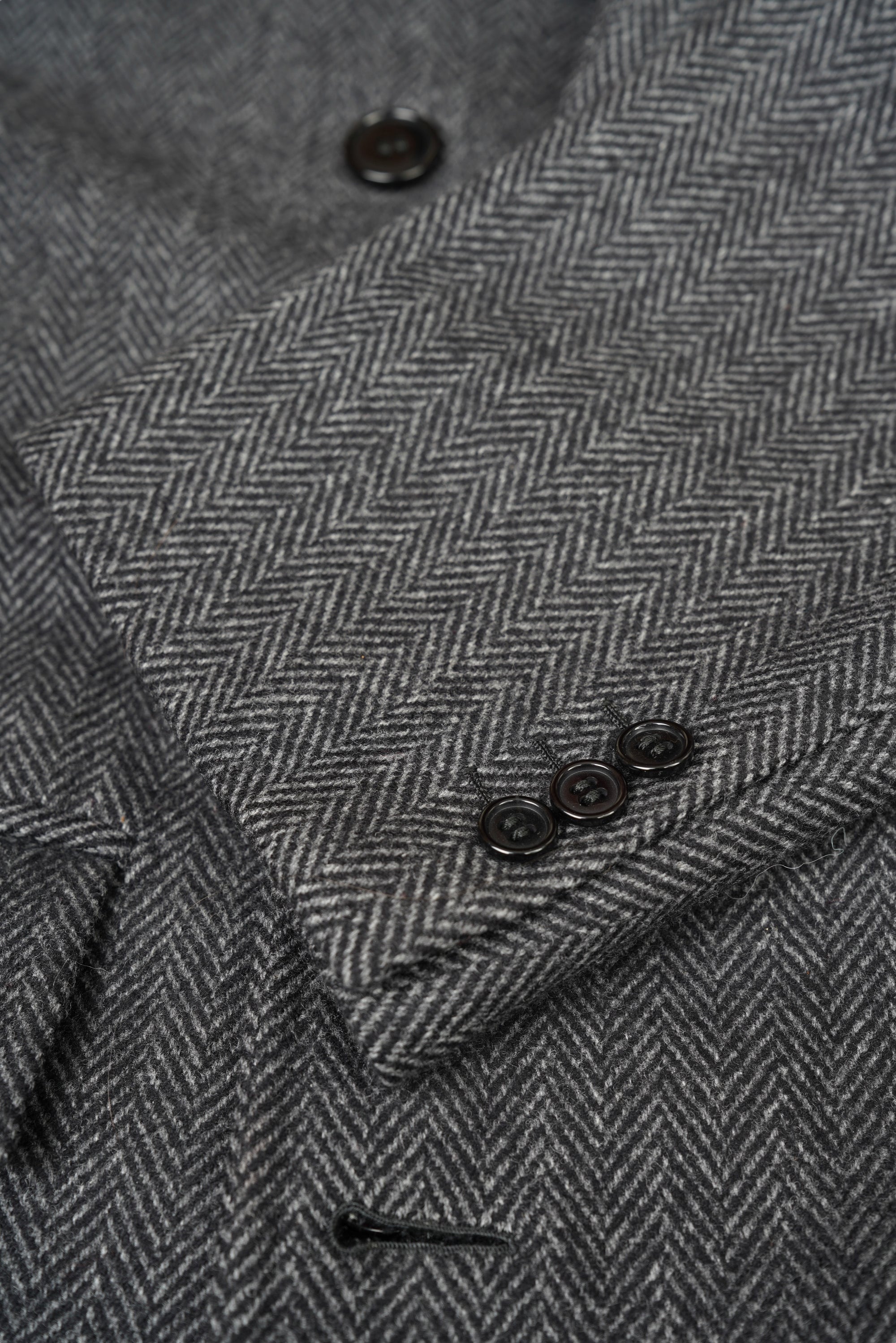 Brioni Manteau en laine avec cachemire Manteau homme double boutonnage à chevrons