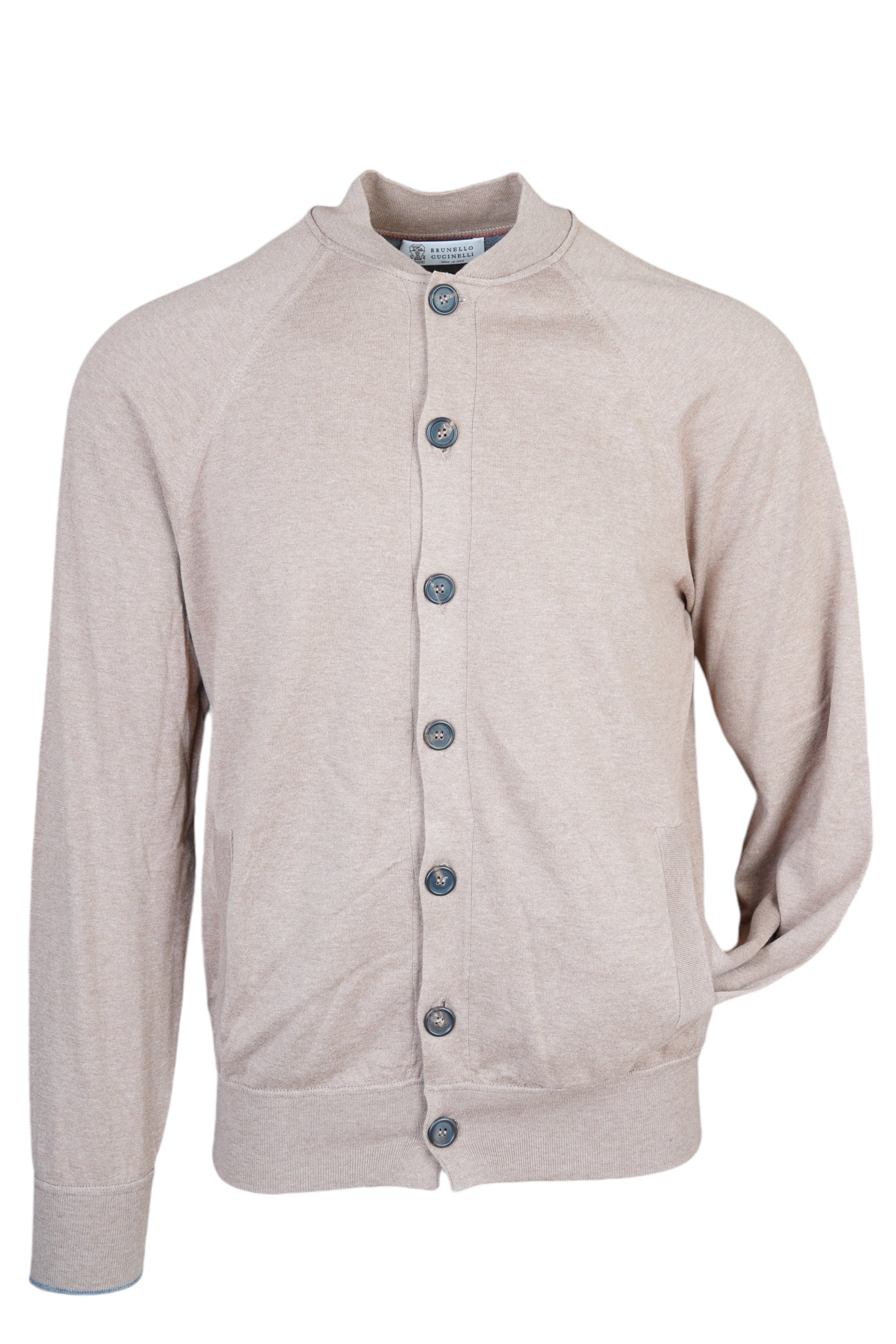 Brunello Cucinelli Cardigan marron coton
