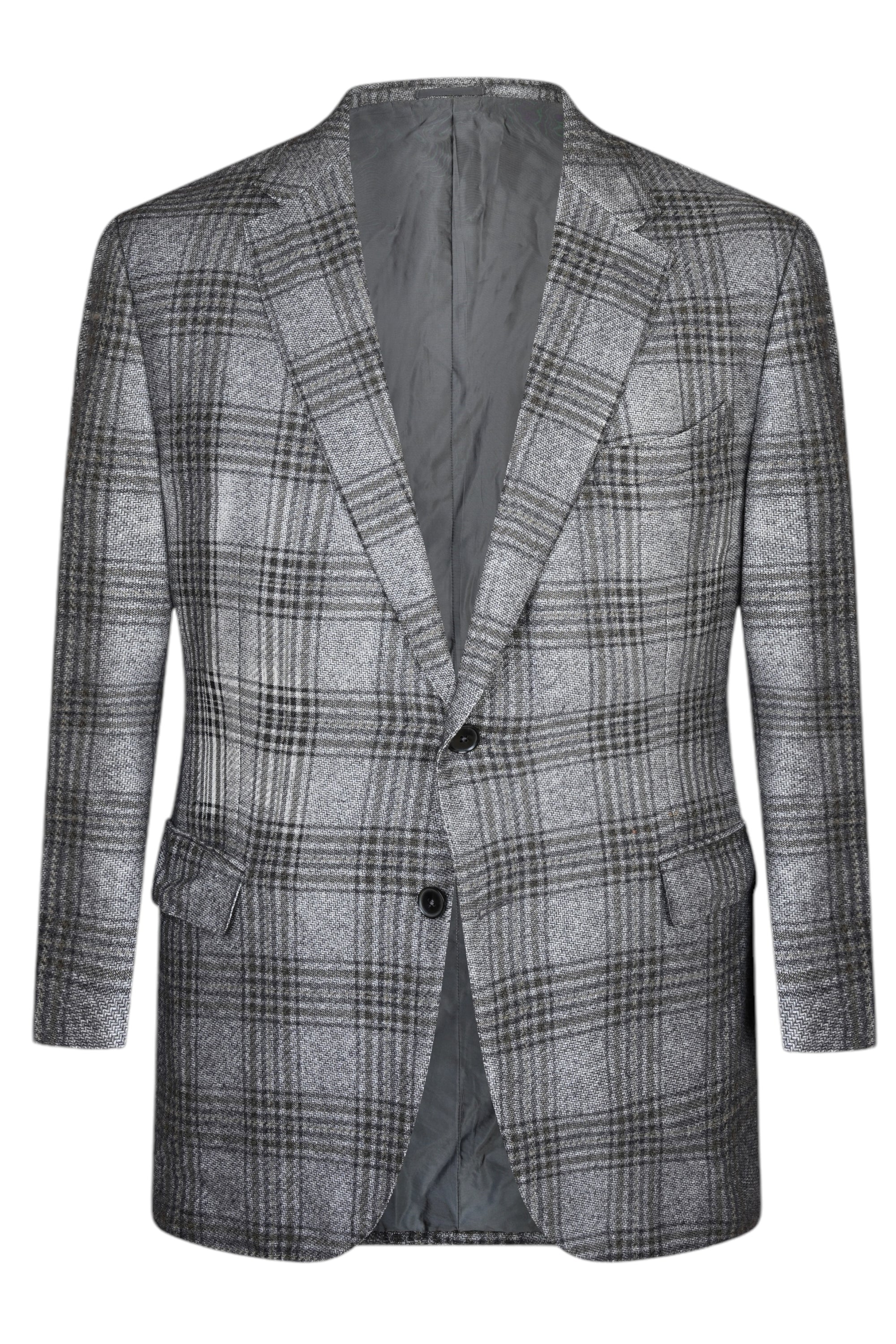 Ermenegildo Zegna jacket jacket jacket silk/cashmere men jacket glencheck