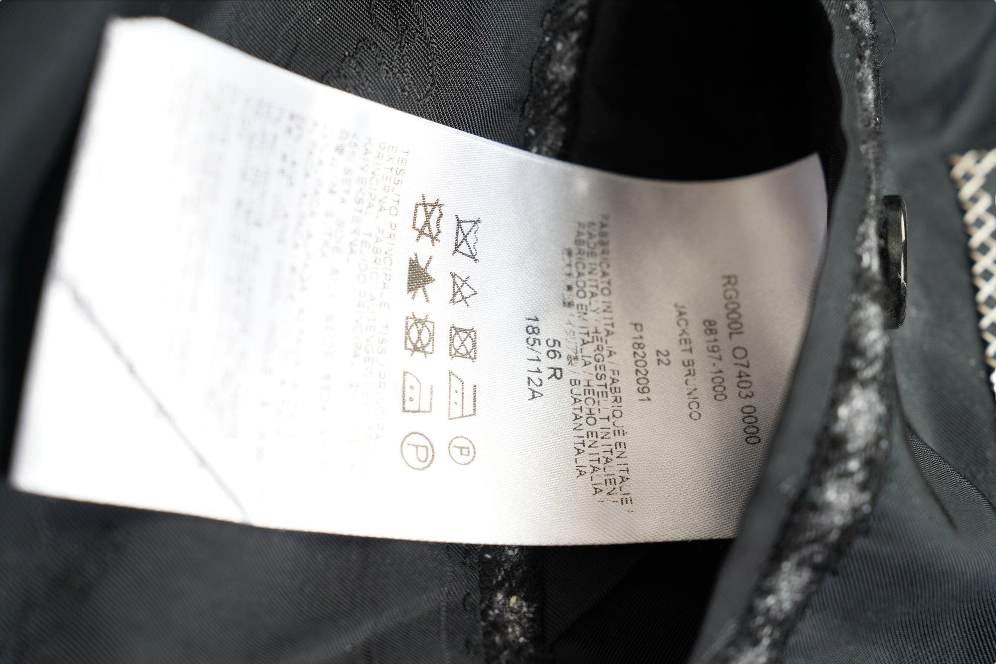 Brioni Jacke Sakko Seide Alpaka Mischung mit Kaschmir Winter Männer Brunico