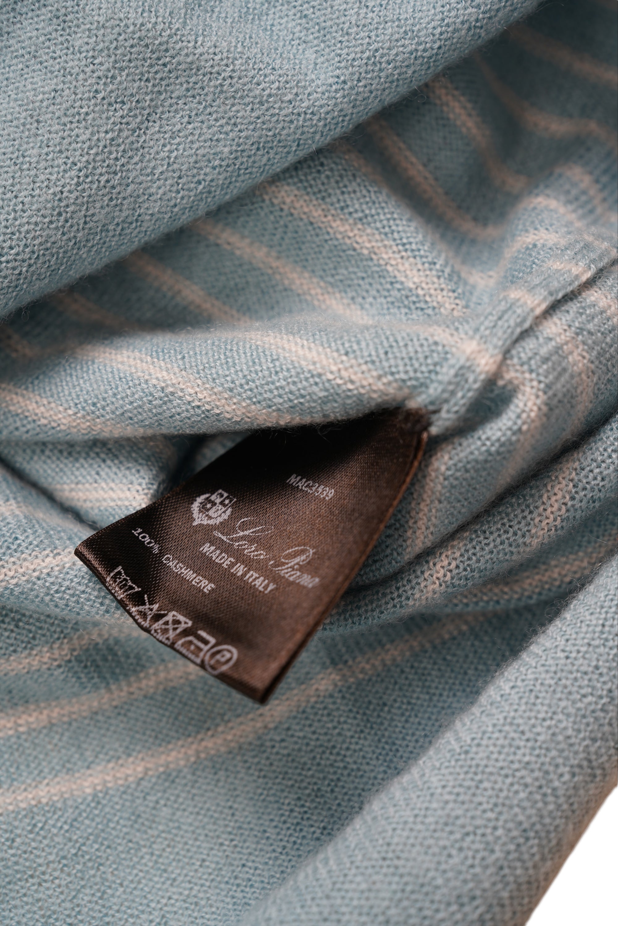 Loro Piana Pullover Pullover femme cachemire col rond bleu