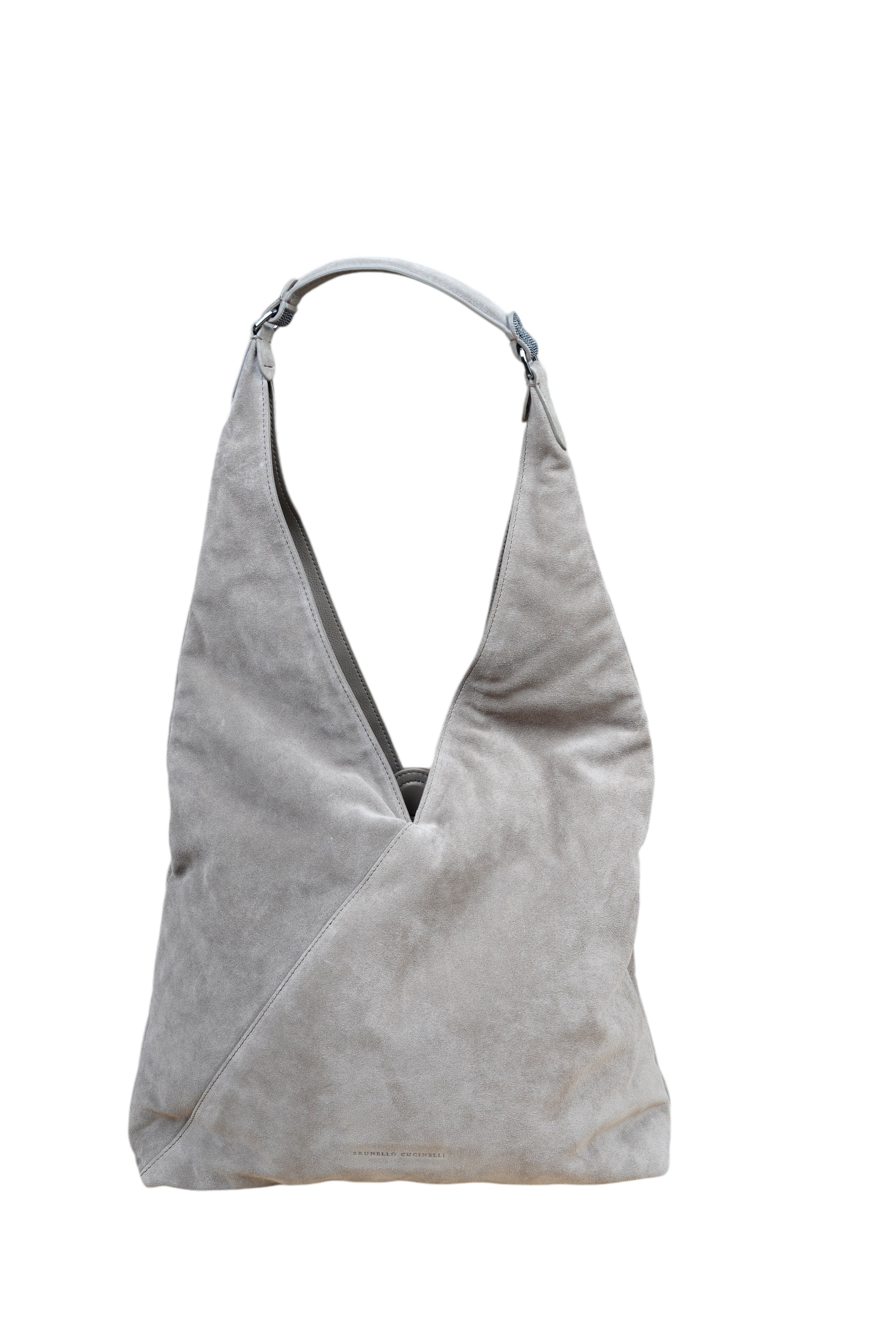 Brunello Cucinelli BC Duo Hobo-Bag Sac à main femme en veau velours avec monli