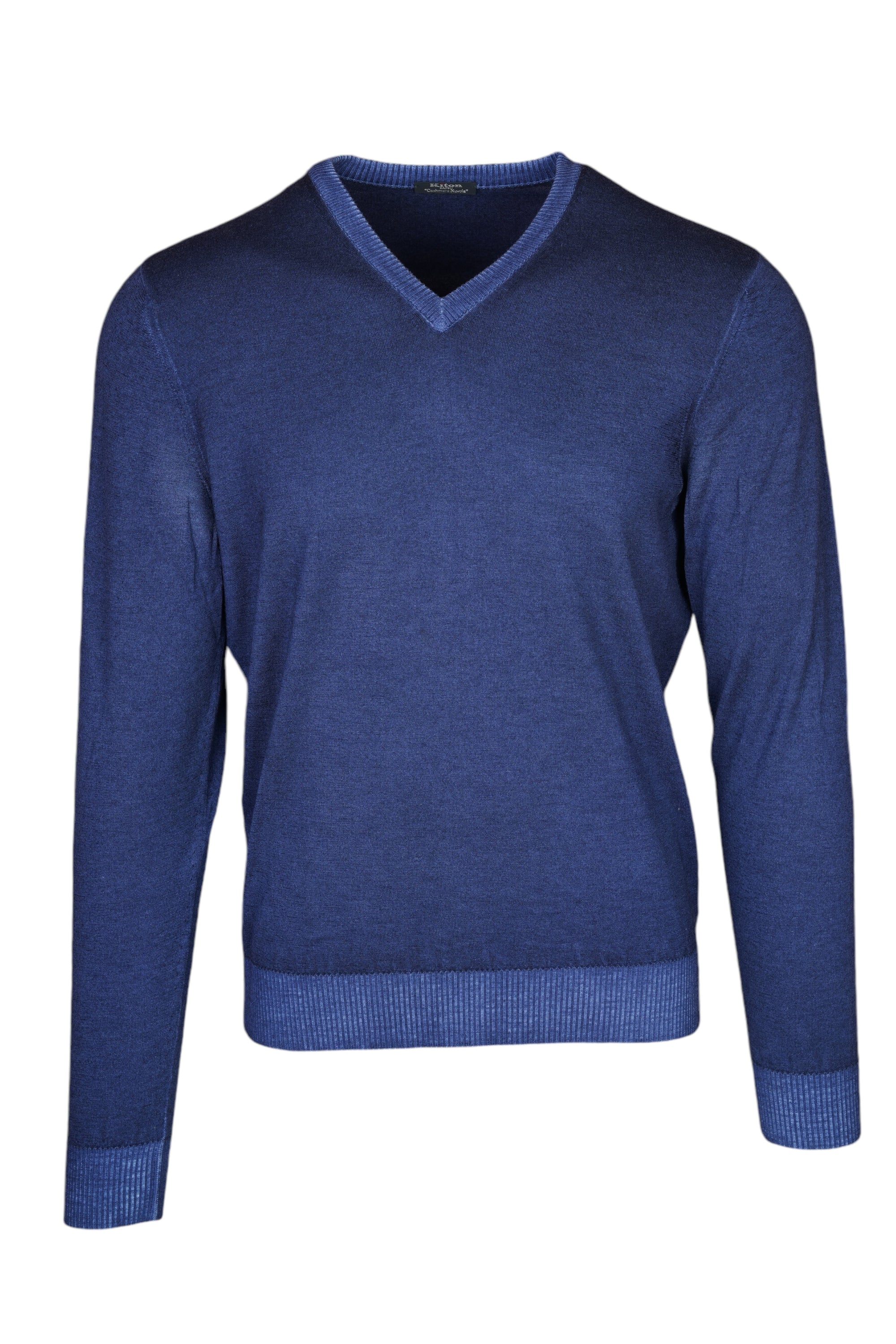 Kiton KNT Sweat-shirt à capuche avec détails en cuir
