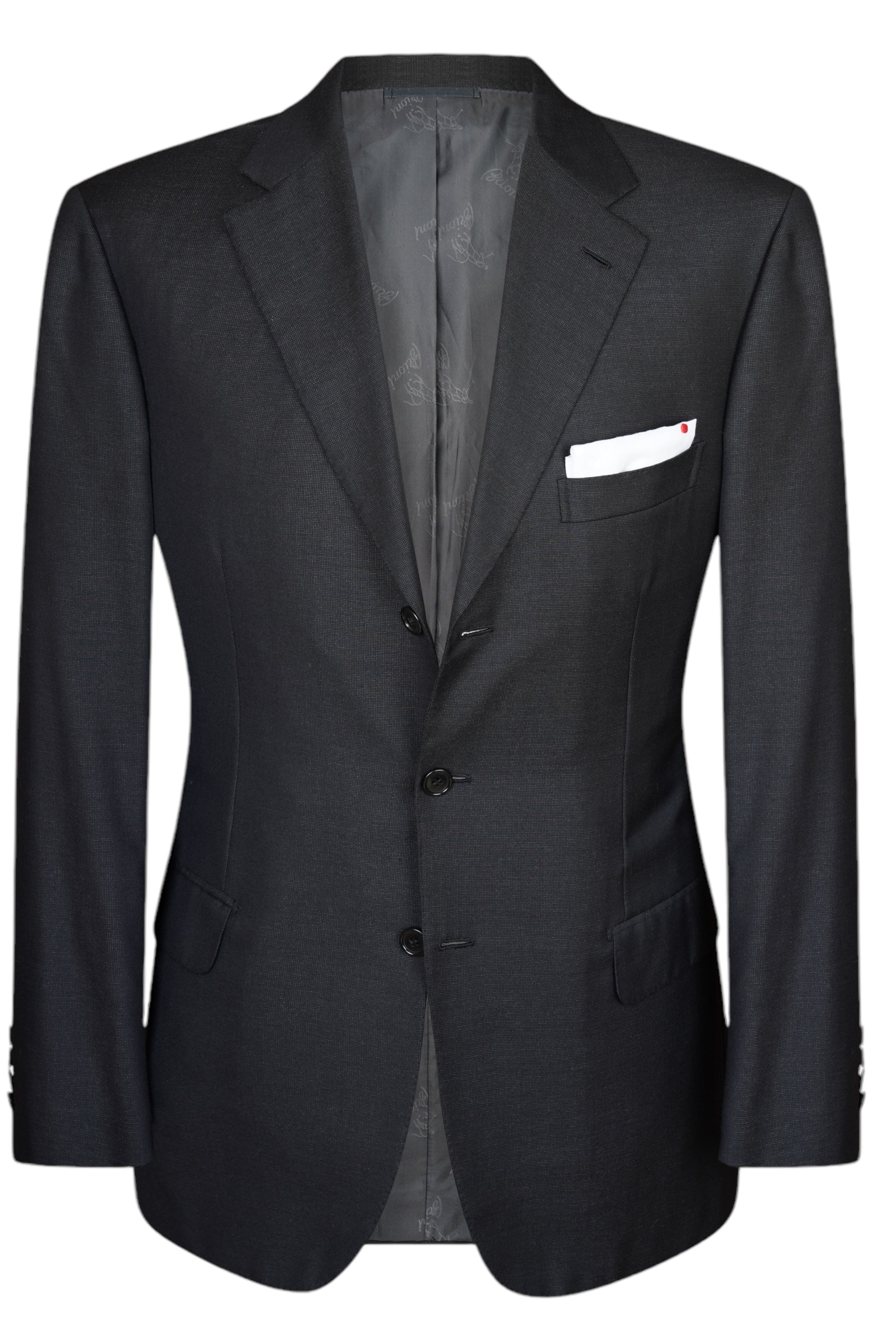Brioni Jacke Jackett aus Wolle, Seide und Kaschmir Mitternachtsblau Sakko