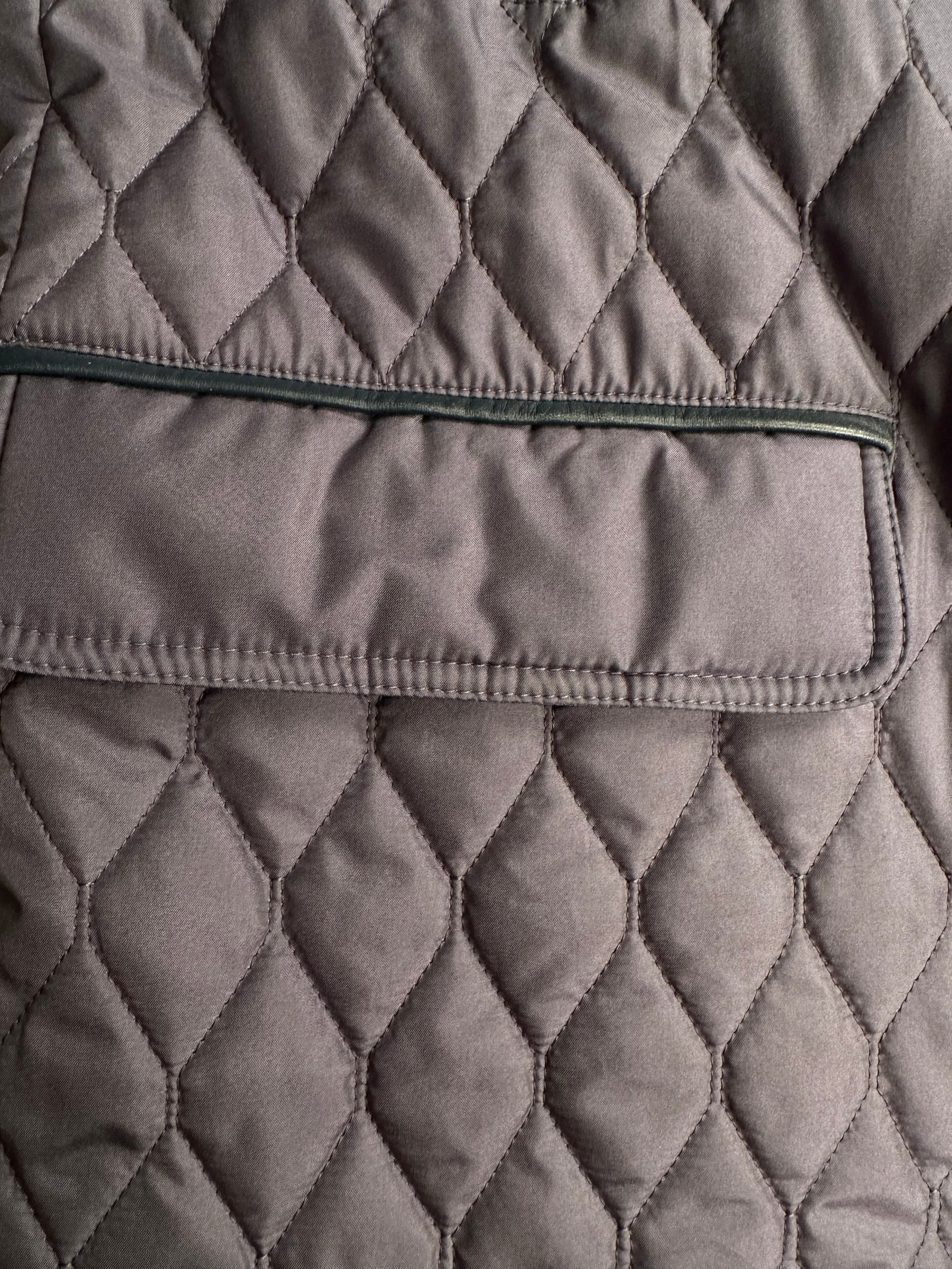 Quilted field jacket from Brioni