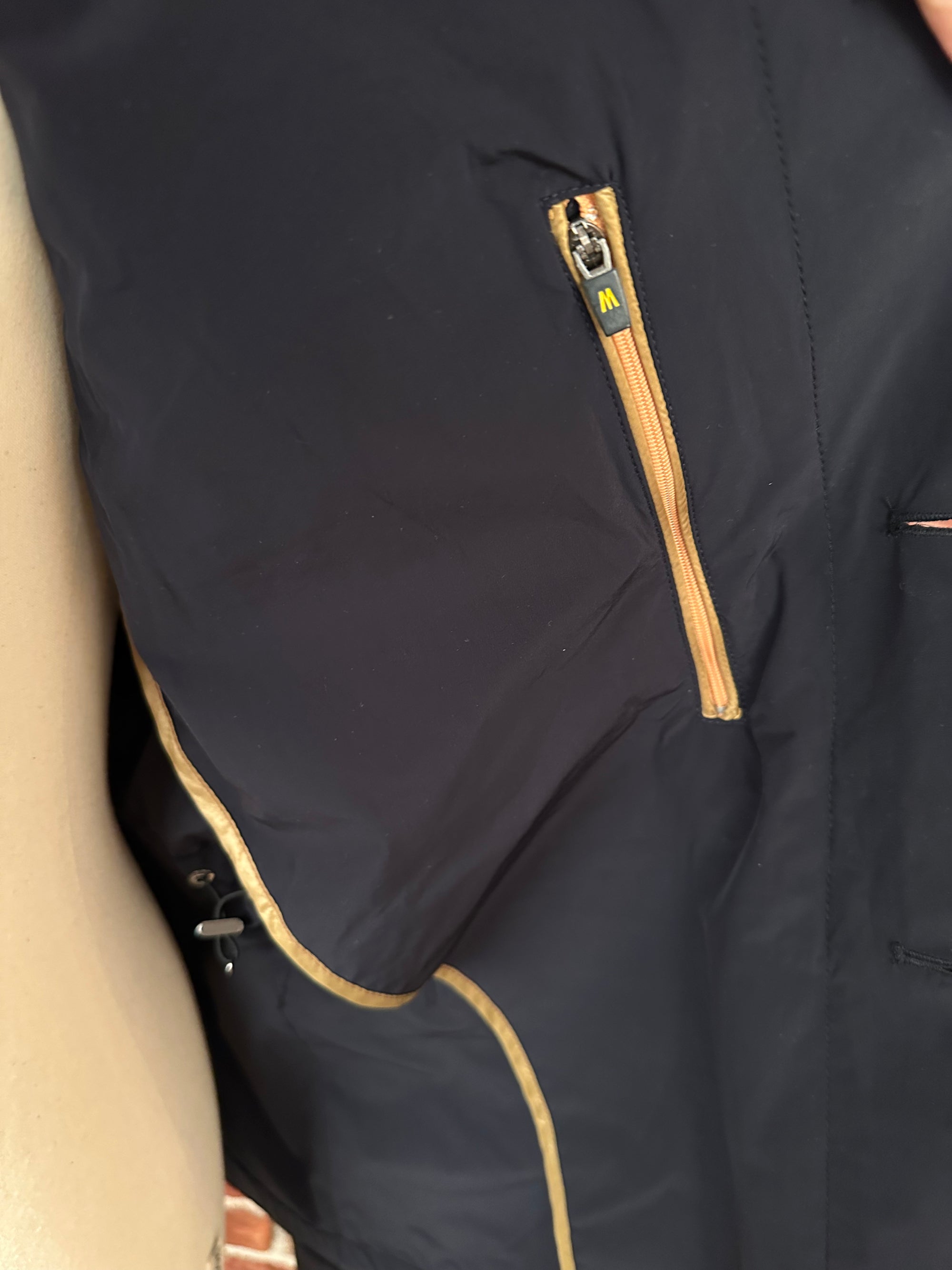 Moorer Veste de pluie 50/52 Nouveau bleu