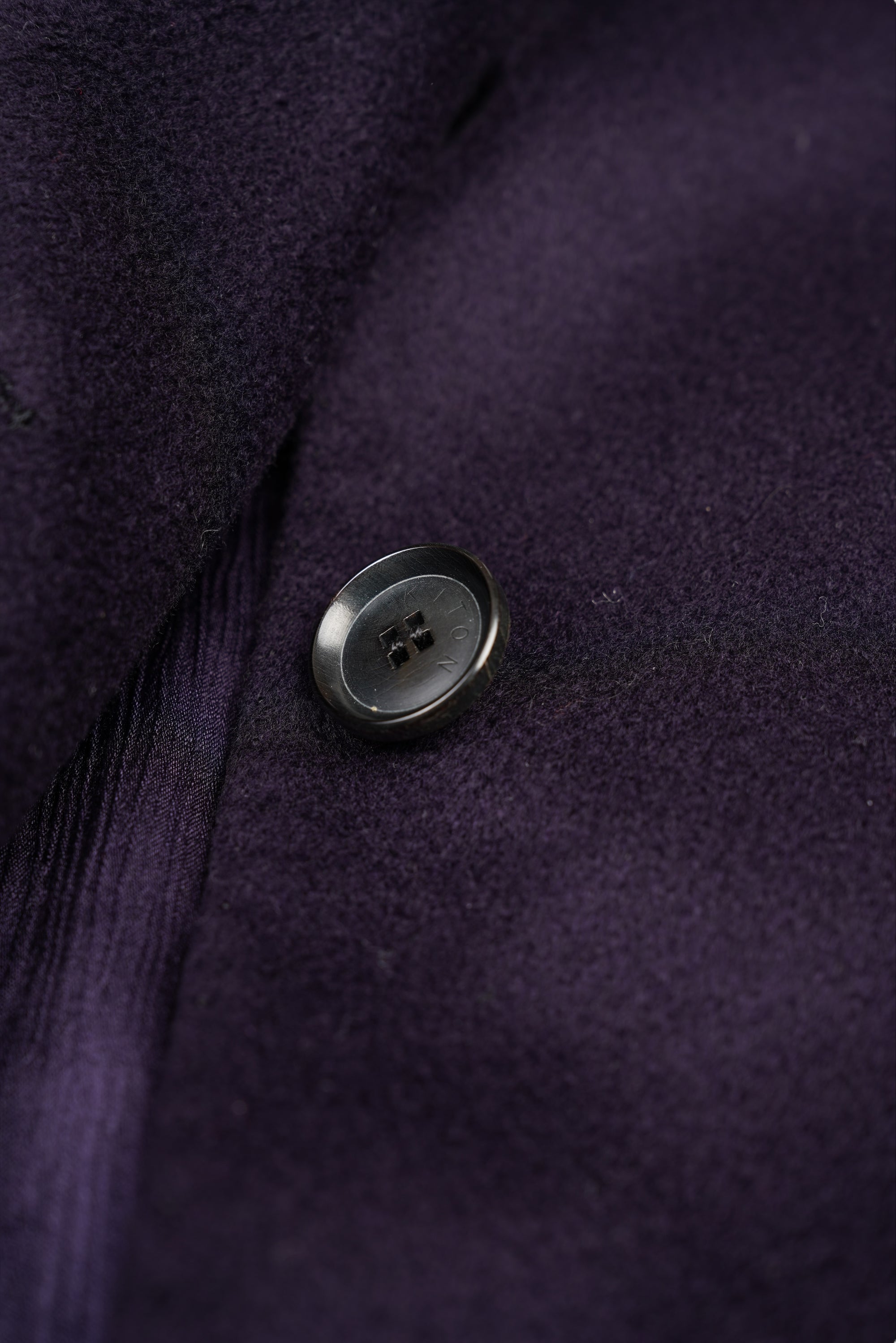 Kiton double-breasted cashmere coat