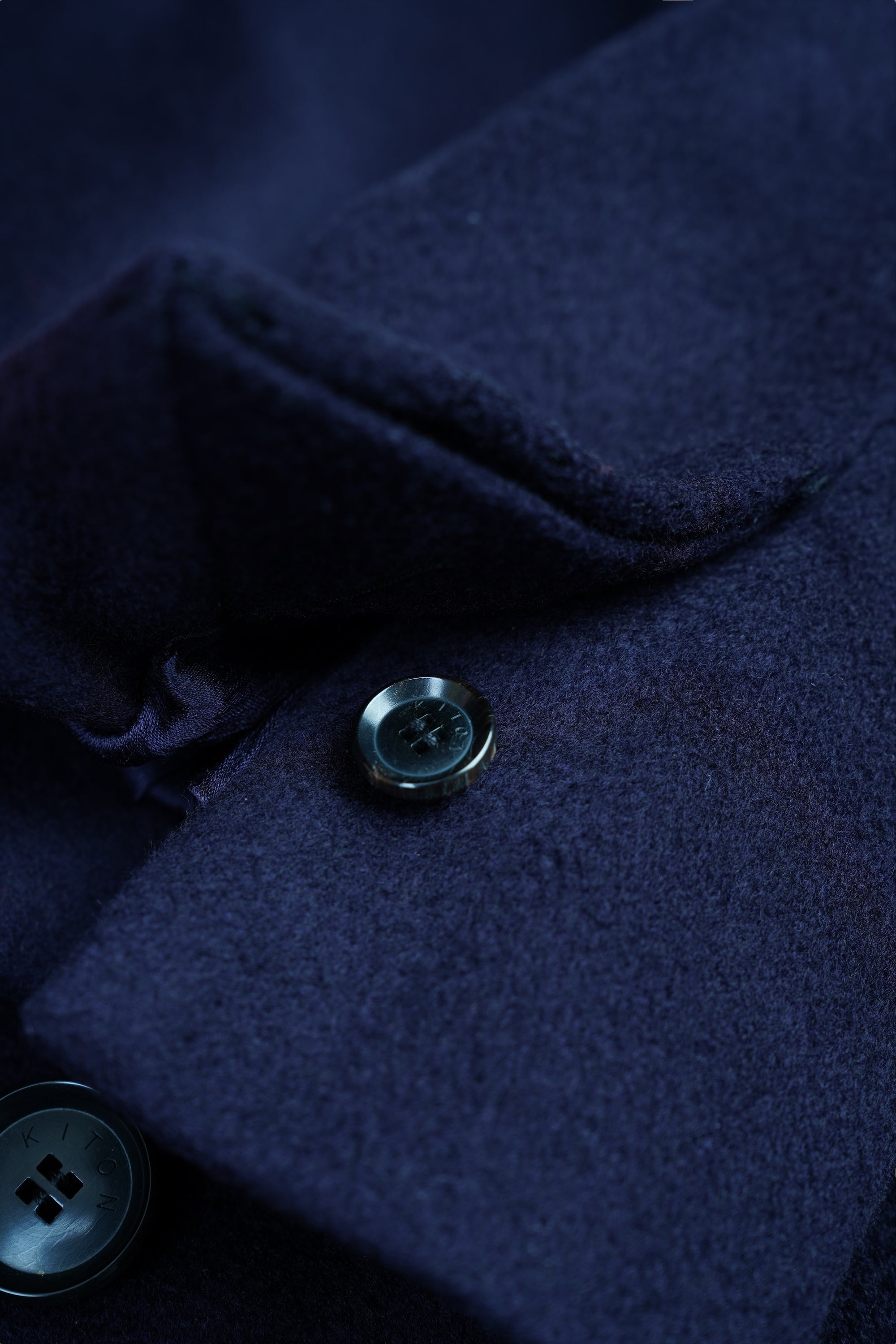 Kiton double-breasted cashmere coat