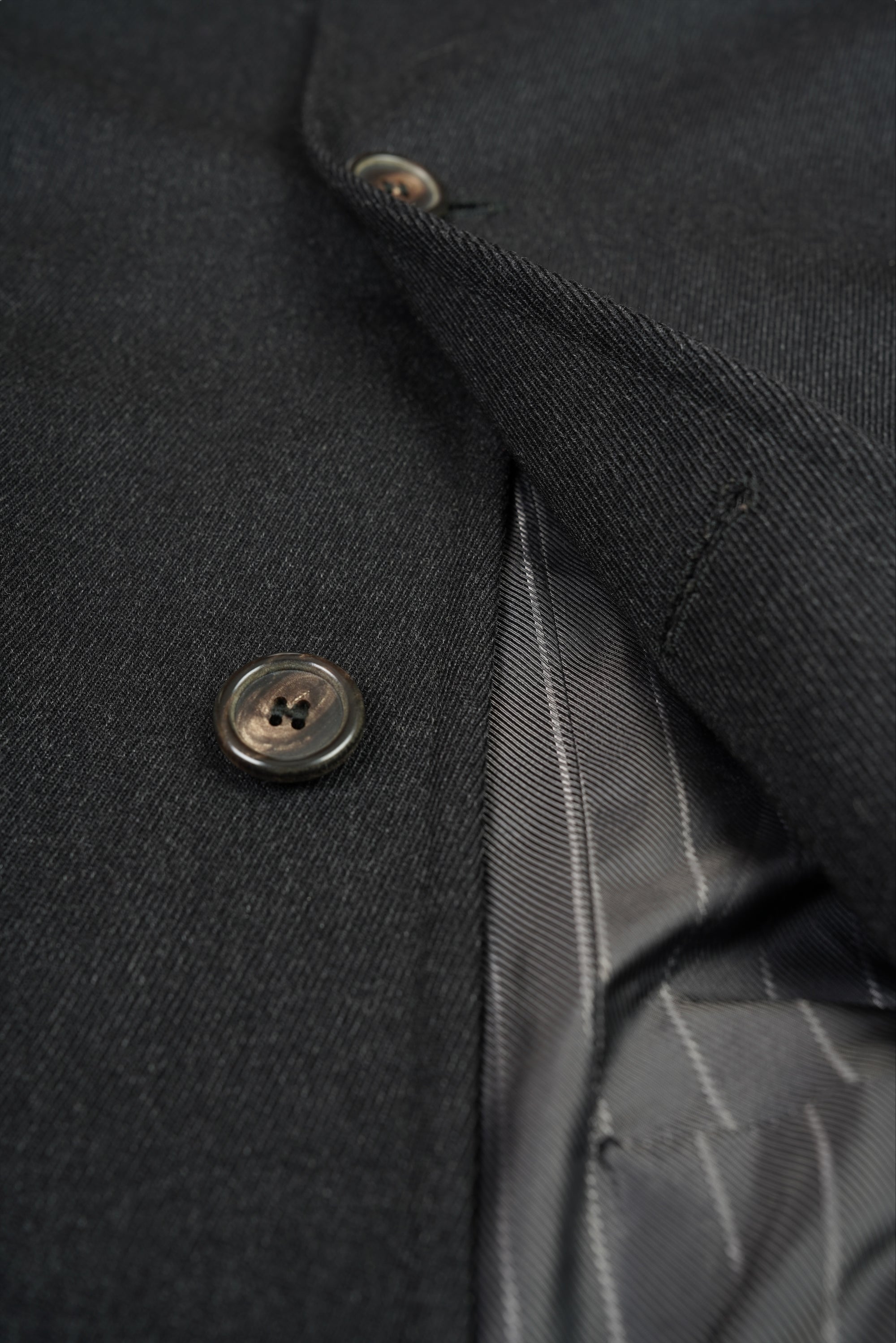 Brioni Manteau en laine avec cachemire Manteau homme double boutonnage à chevrons