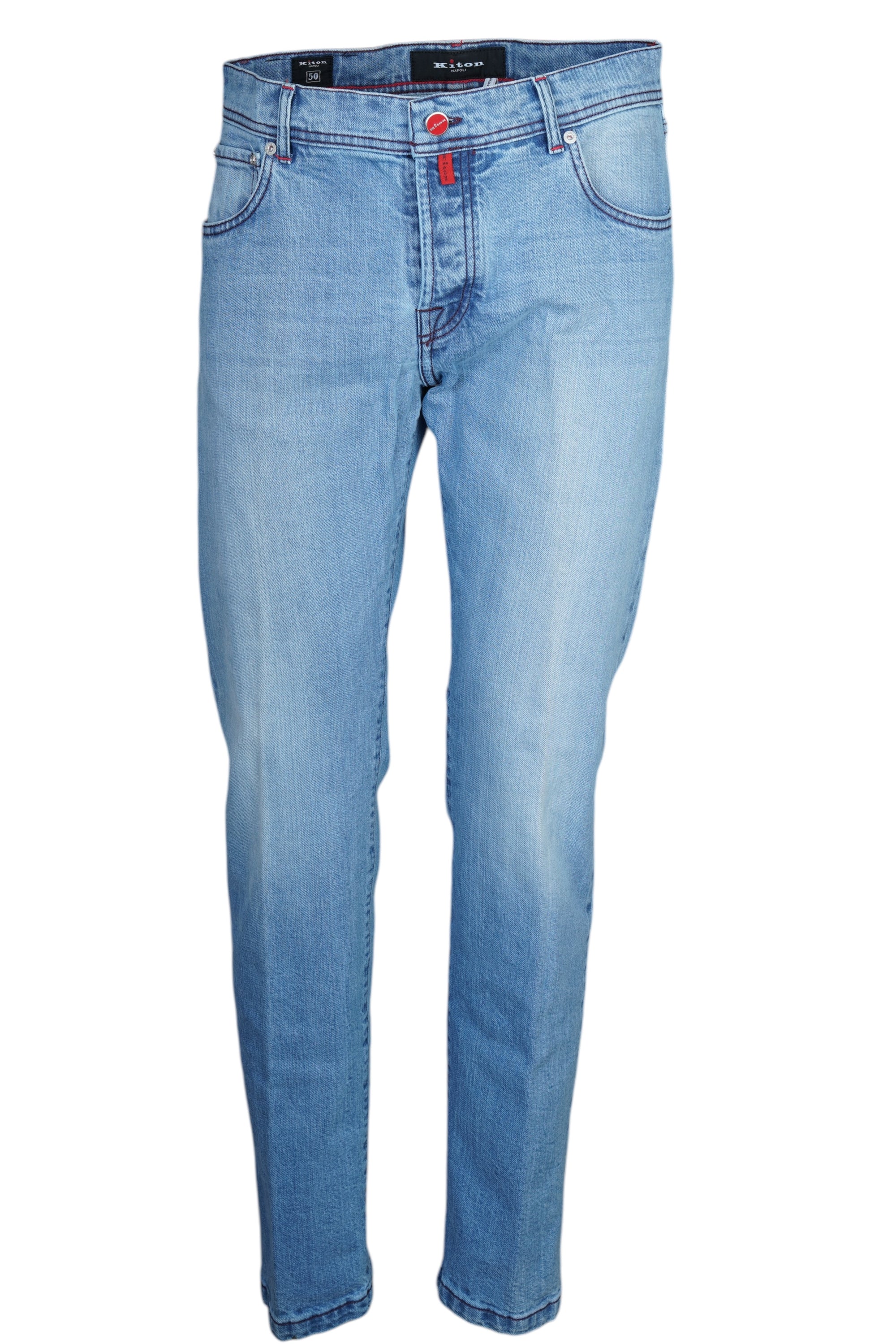 Kiton Jeans bleu 50 (34) clair délavé Article n° : 1009