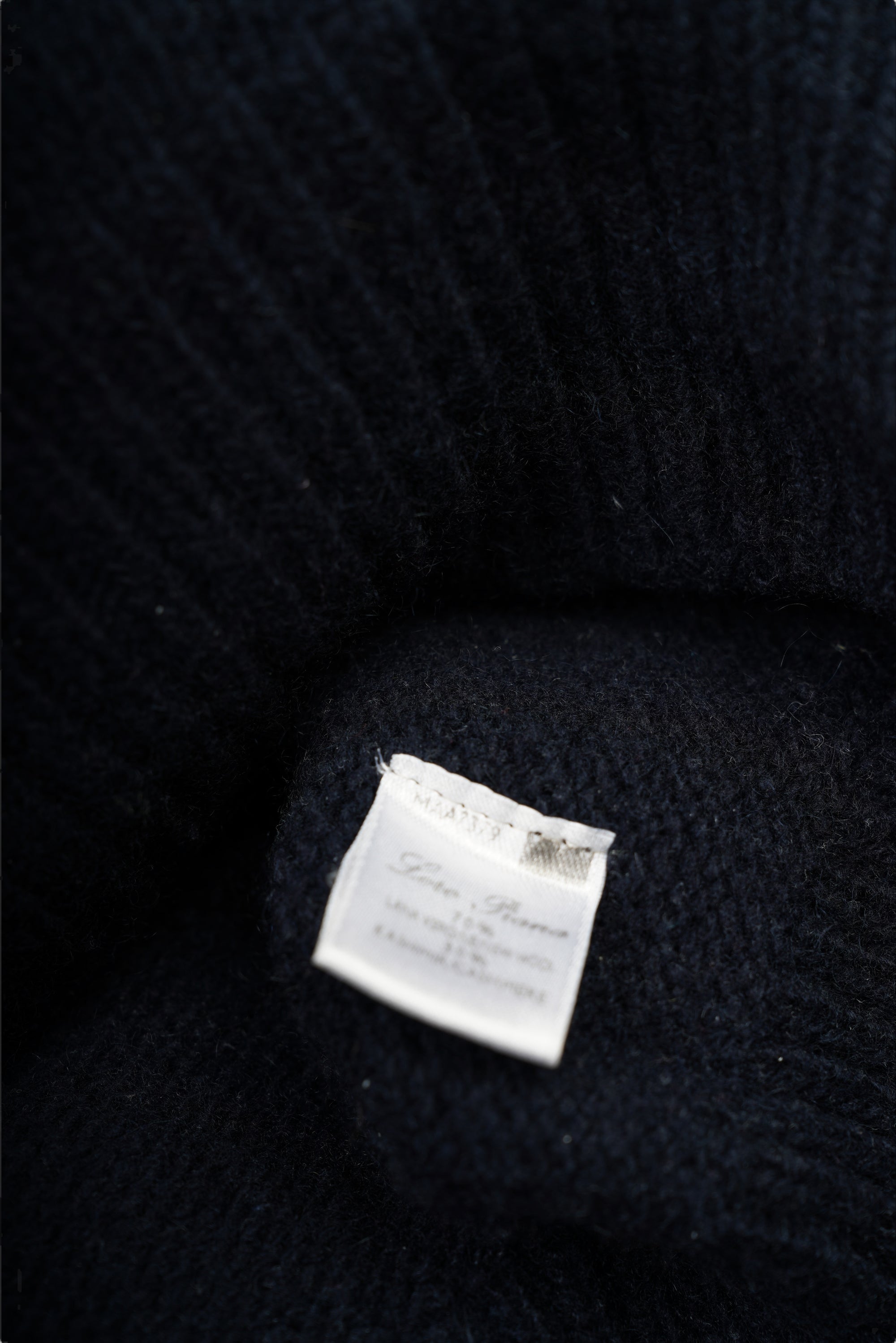 Loro Piana Strickpullover Kaschmir blau Troyer