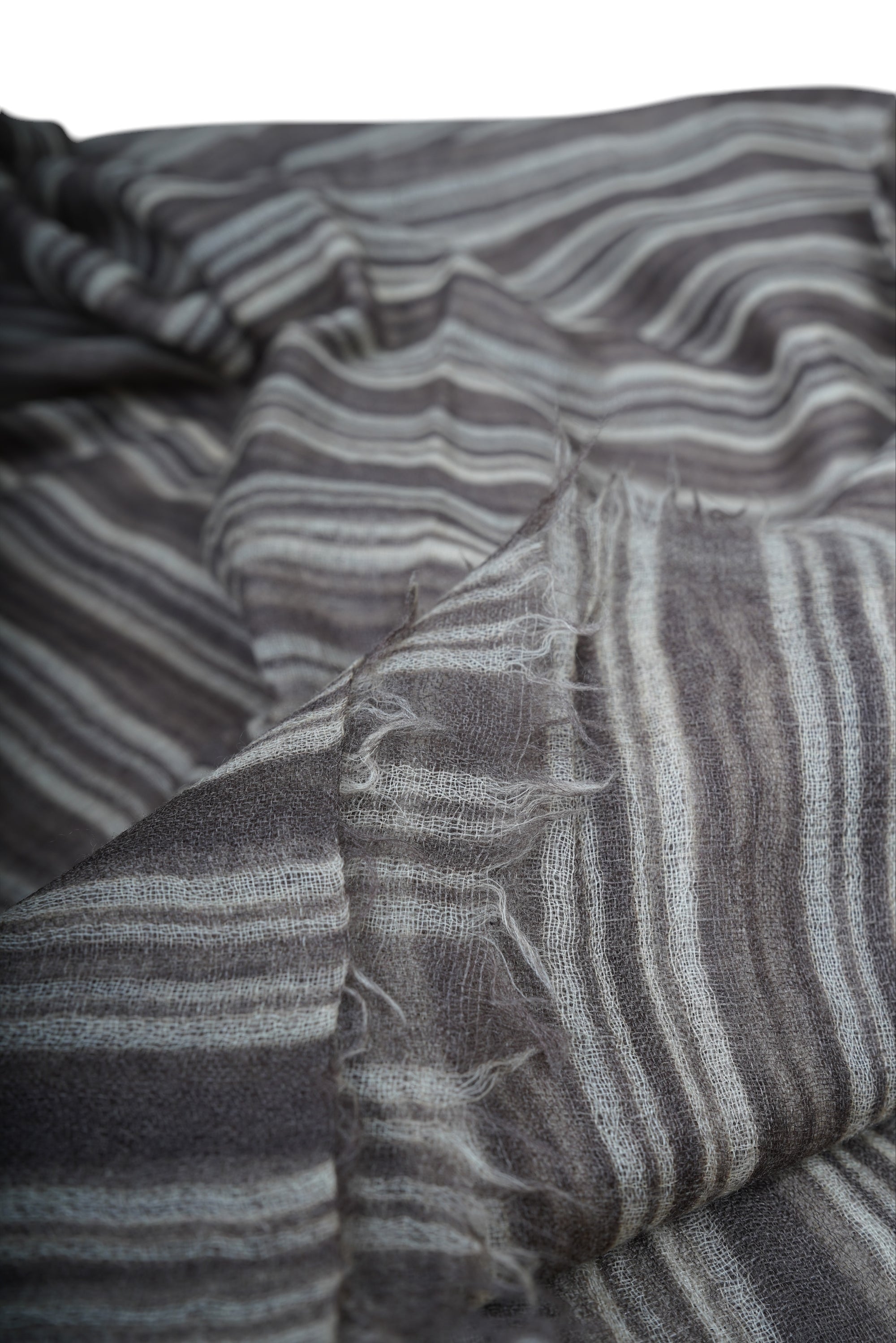 Brunello Cucinelli cashmere scarf with feathers