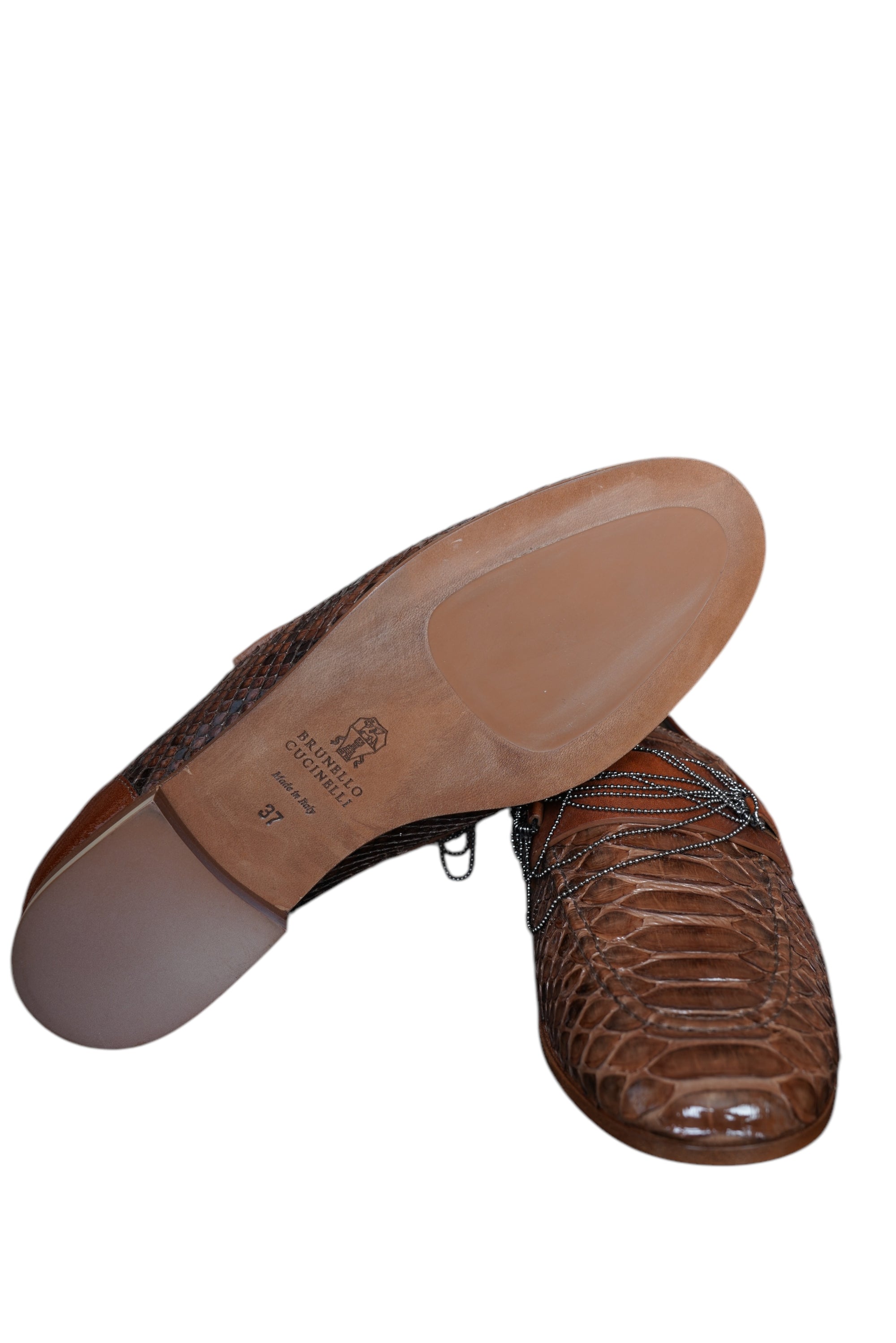 Brunello Cucinelli shoes boots calfskin ladies with cashmere fur/lining