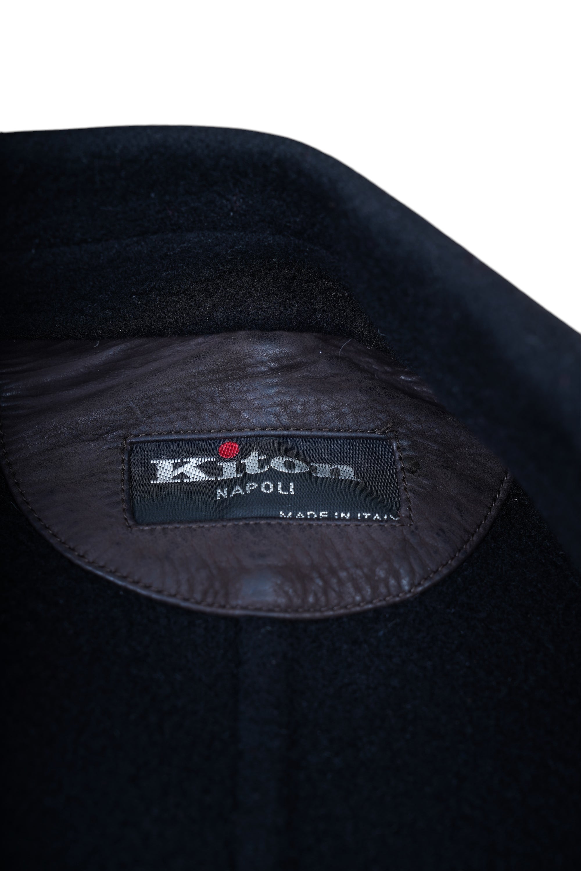 Kiton Mantel Kaschmir Zweireiher Handgenäht Caban Jacke Herren