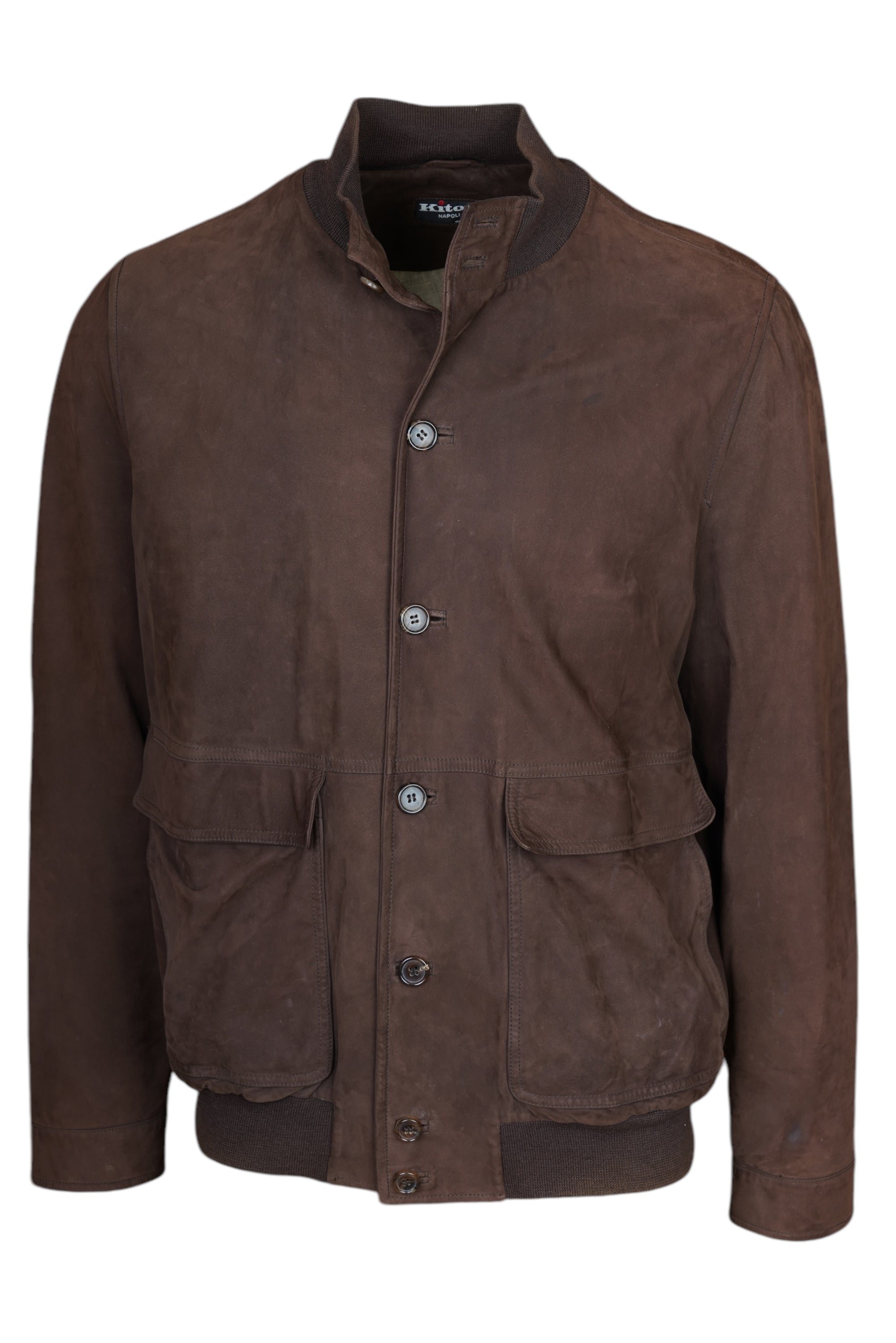 Kiton double-breasted cashmere coat
