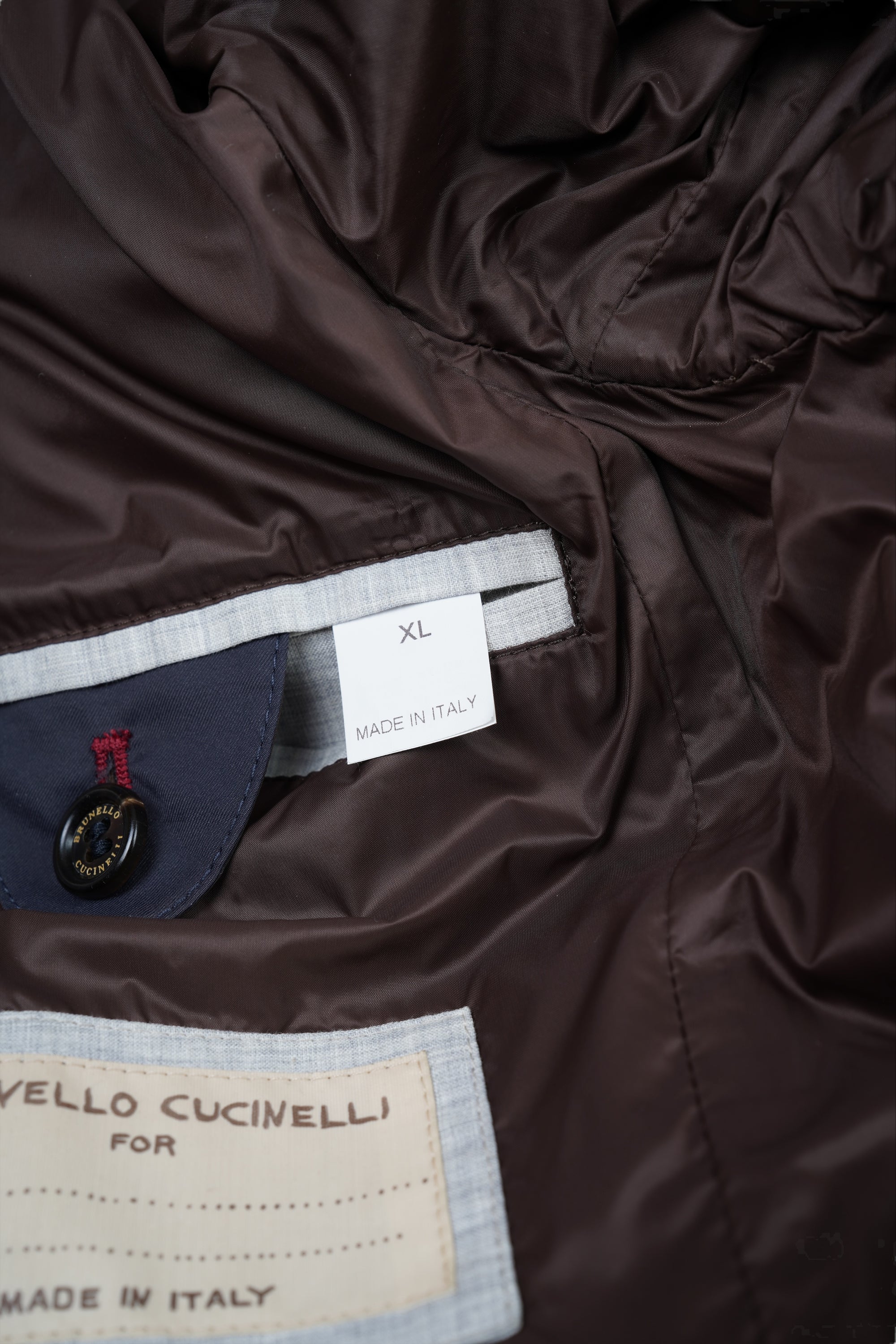 Brunello Cucinelli Jacke Daunenjacke XL Caban Herren