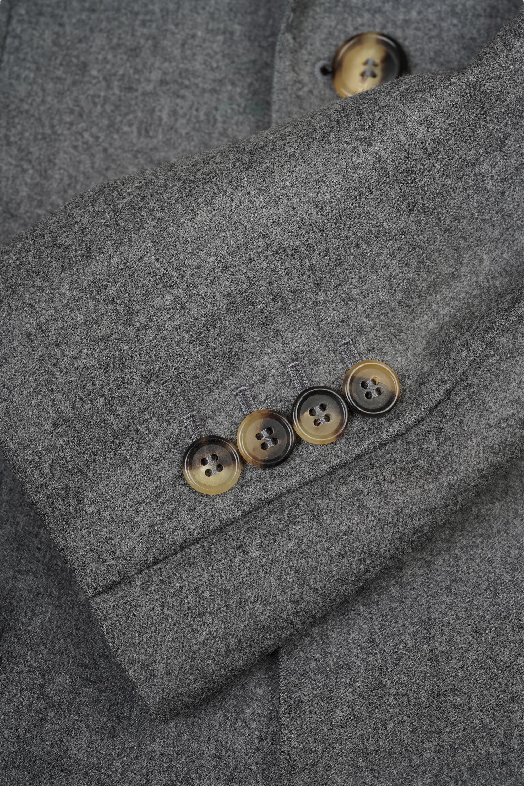 Brunello Cucinelli Mantel Einreiher grau 48 (S-M)