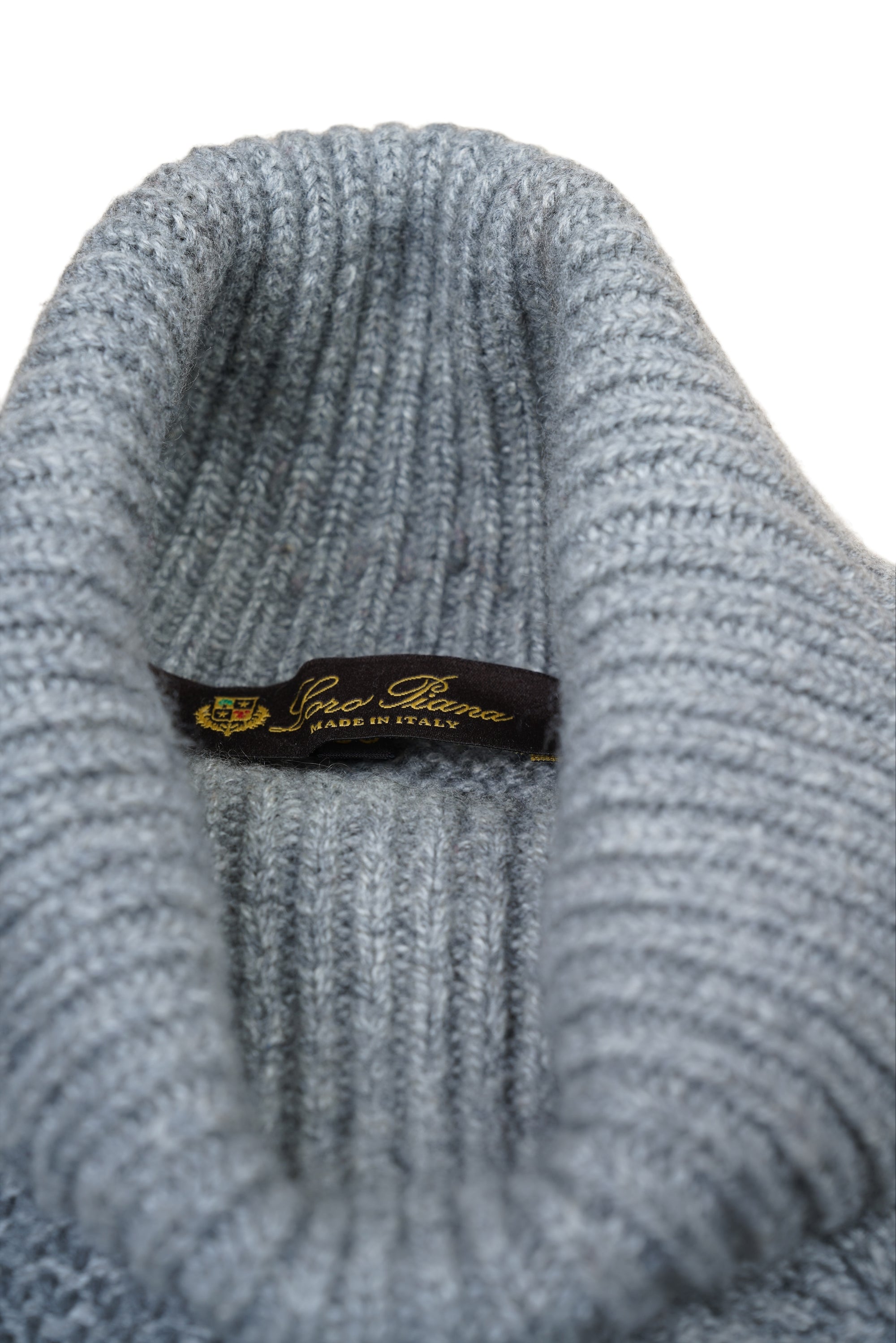 Loro Piana Rollkragen Pullover Turtleneck mit Kaschmir grau