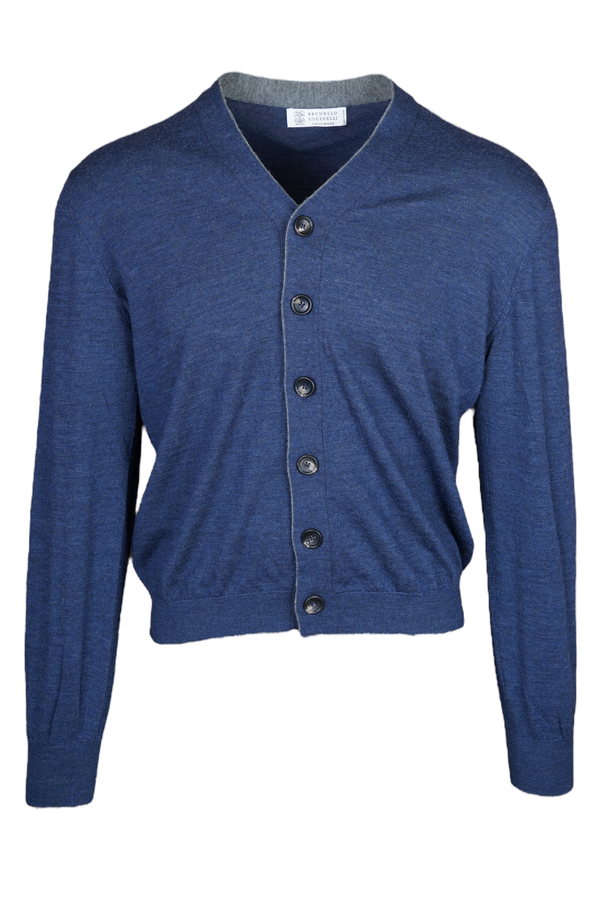 Brunello Cucinelli Strickjacke Cardigan mit Kaschmir Hornknöpfe