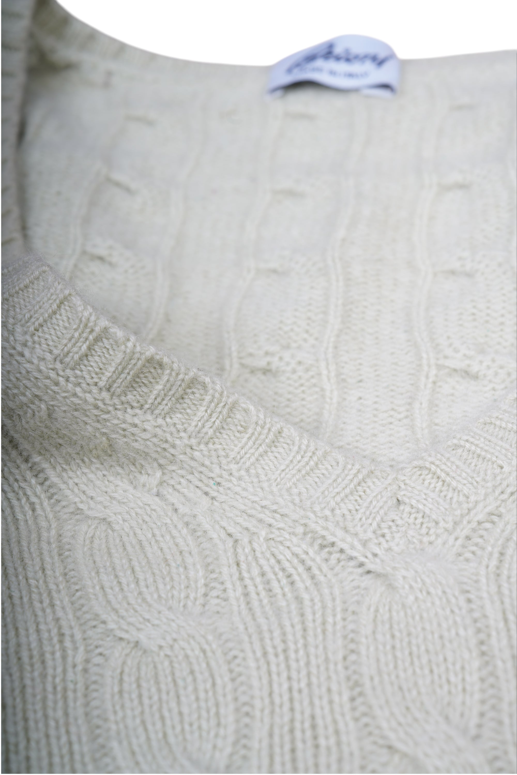 Brioni Pull Pull à col V Pull en coton/cachemire/soie
