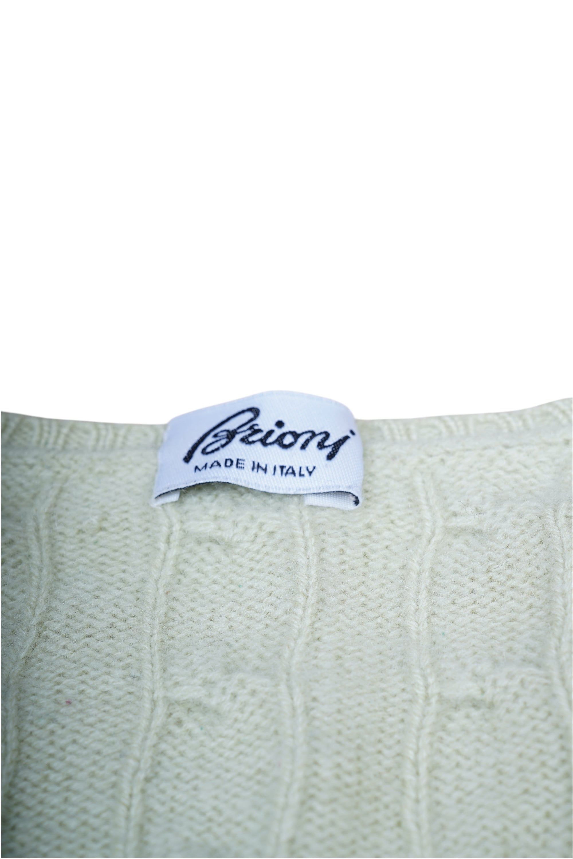 Brioni Pull Pull à col V Pull en coton/cachemire/soie