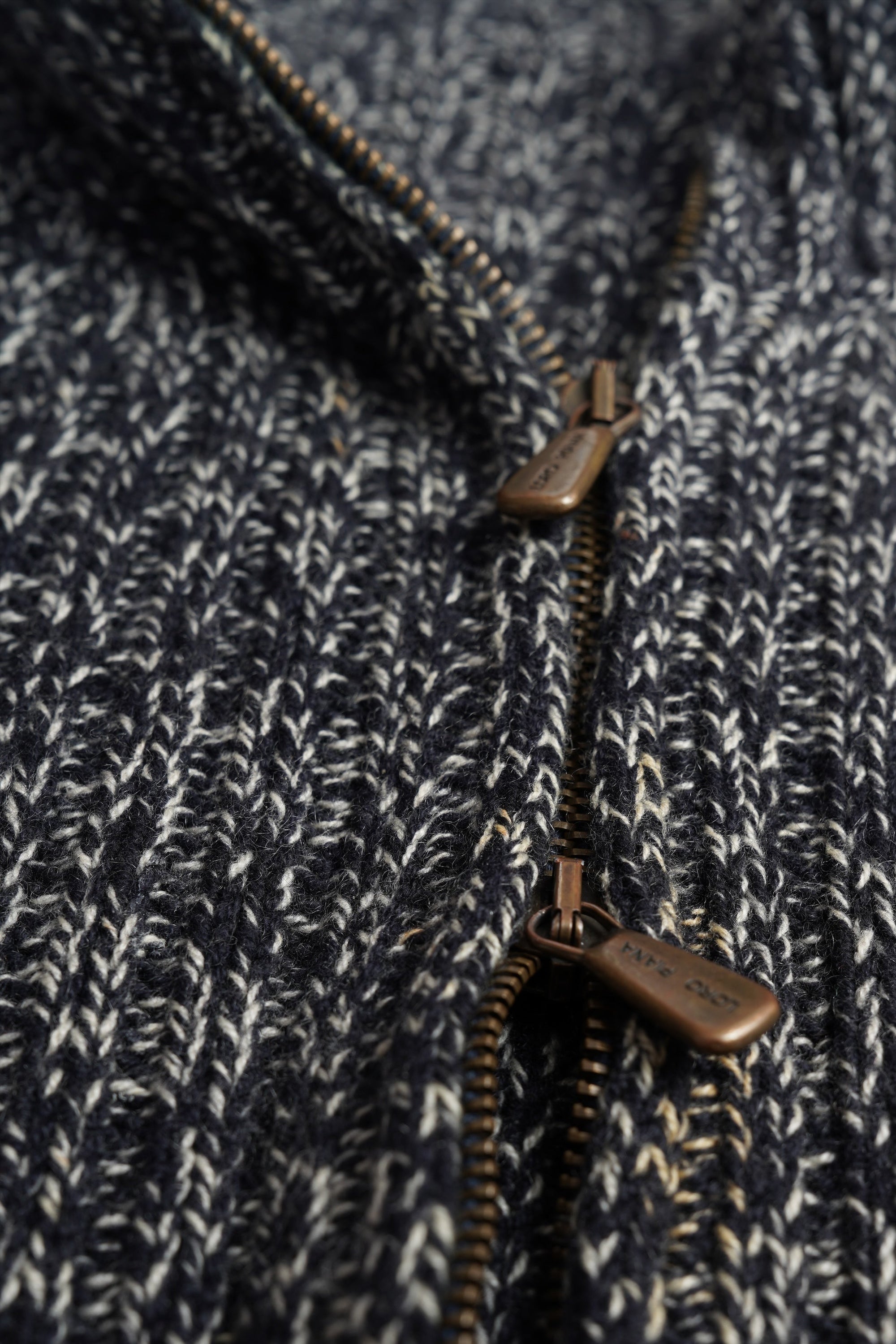 Loro Piana Pullover Kaschmir Strickjacke mit Reißverschluss