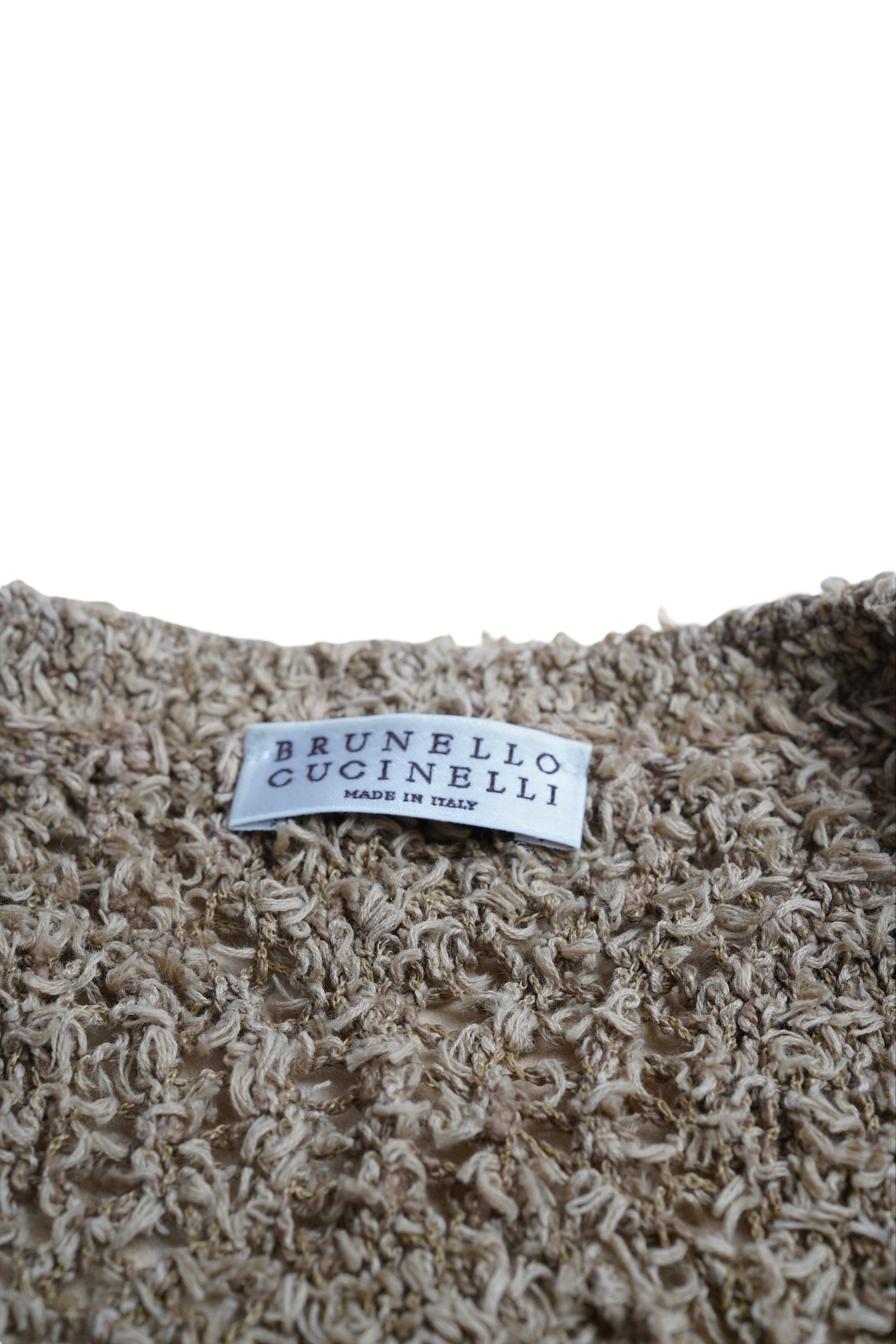 Brunello Cucinelli Net Pullover aus Baumwolle Dazzling Oversize