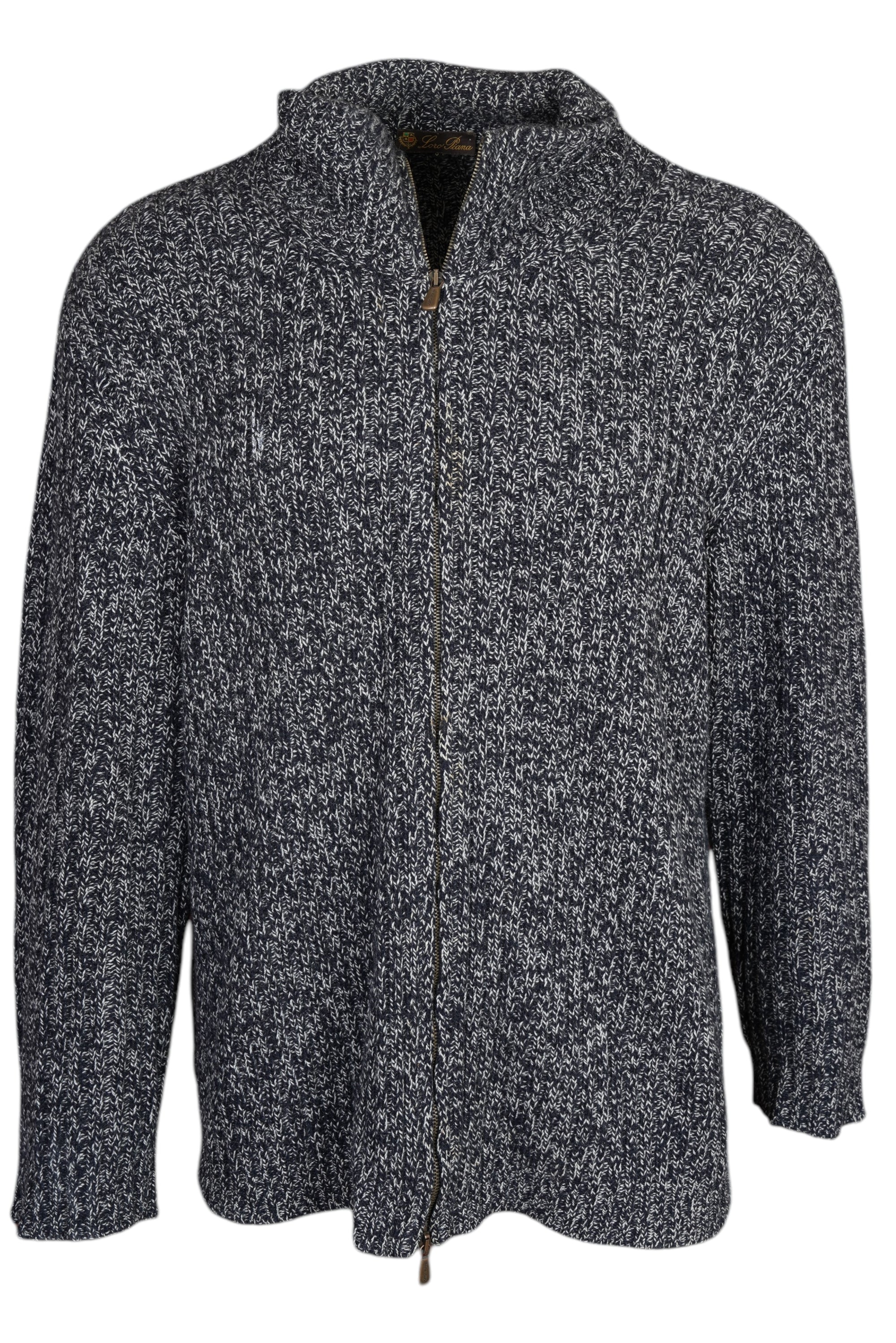 Loro Piana Pullover Kaschmir Strickjacke mit Reißverschluss
