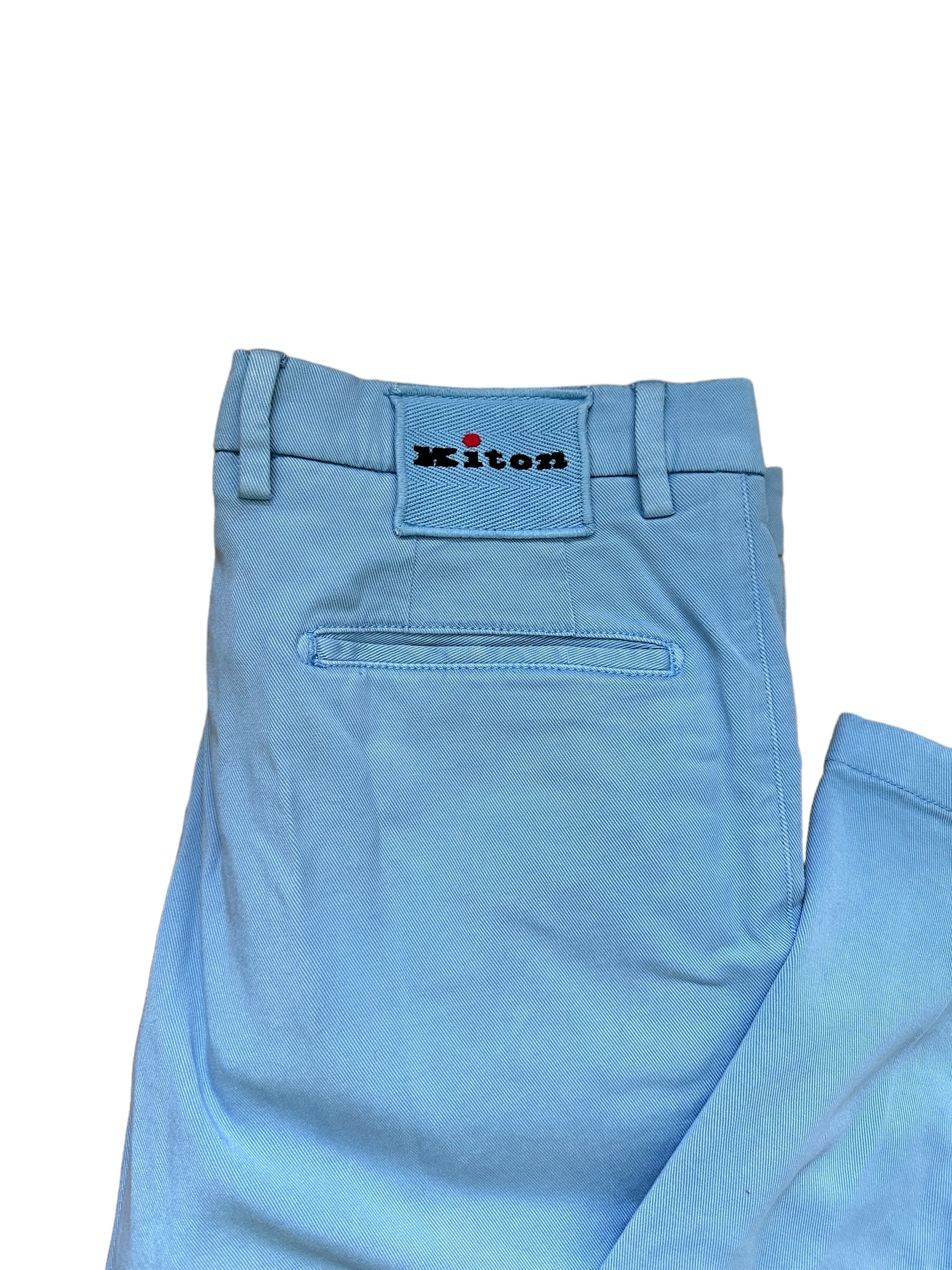 Kiton trousers chino light blue Art.No.: 1010