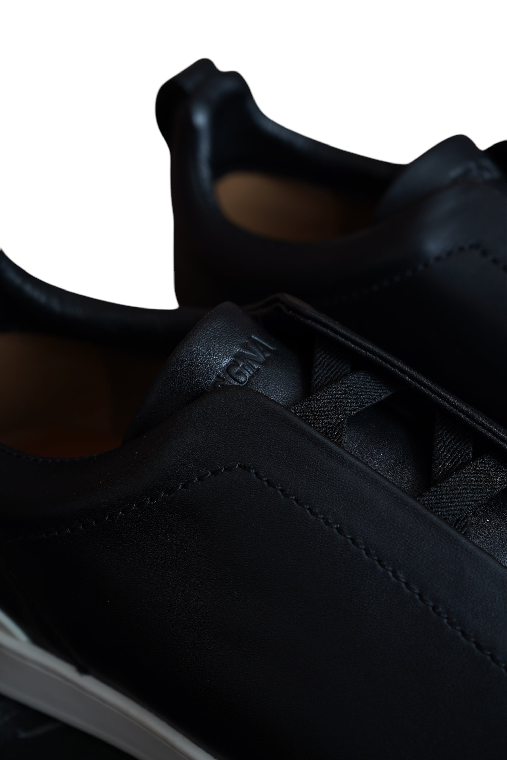 Zegna Sneaker Tripple Stitch Leder neu