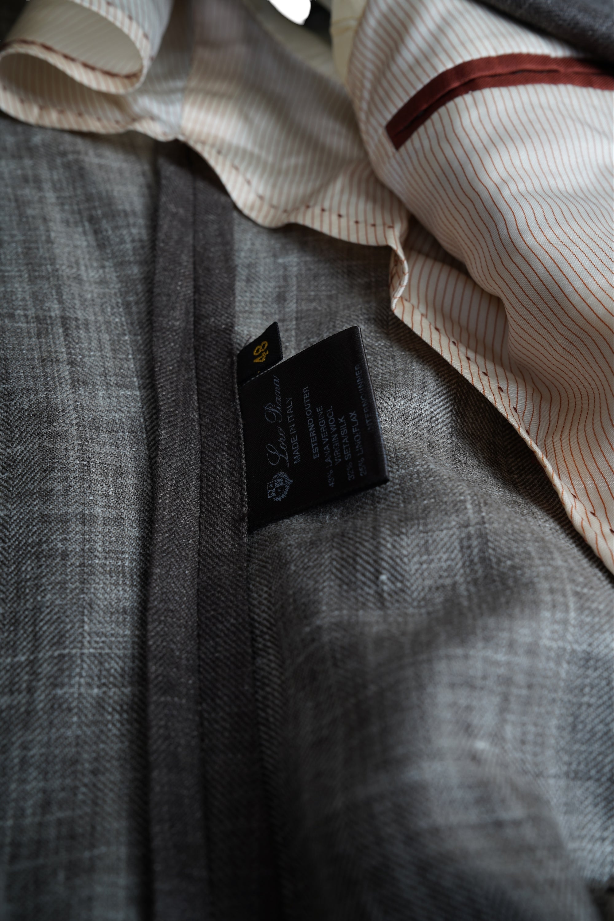Loro Piana Sakko Blazer Herren Leinenmischung mit Seide Sommer
