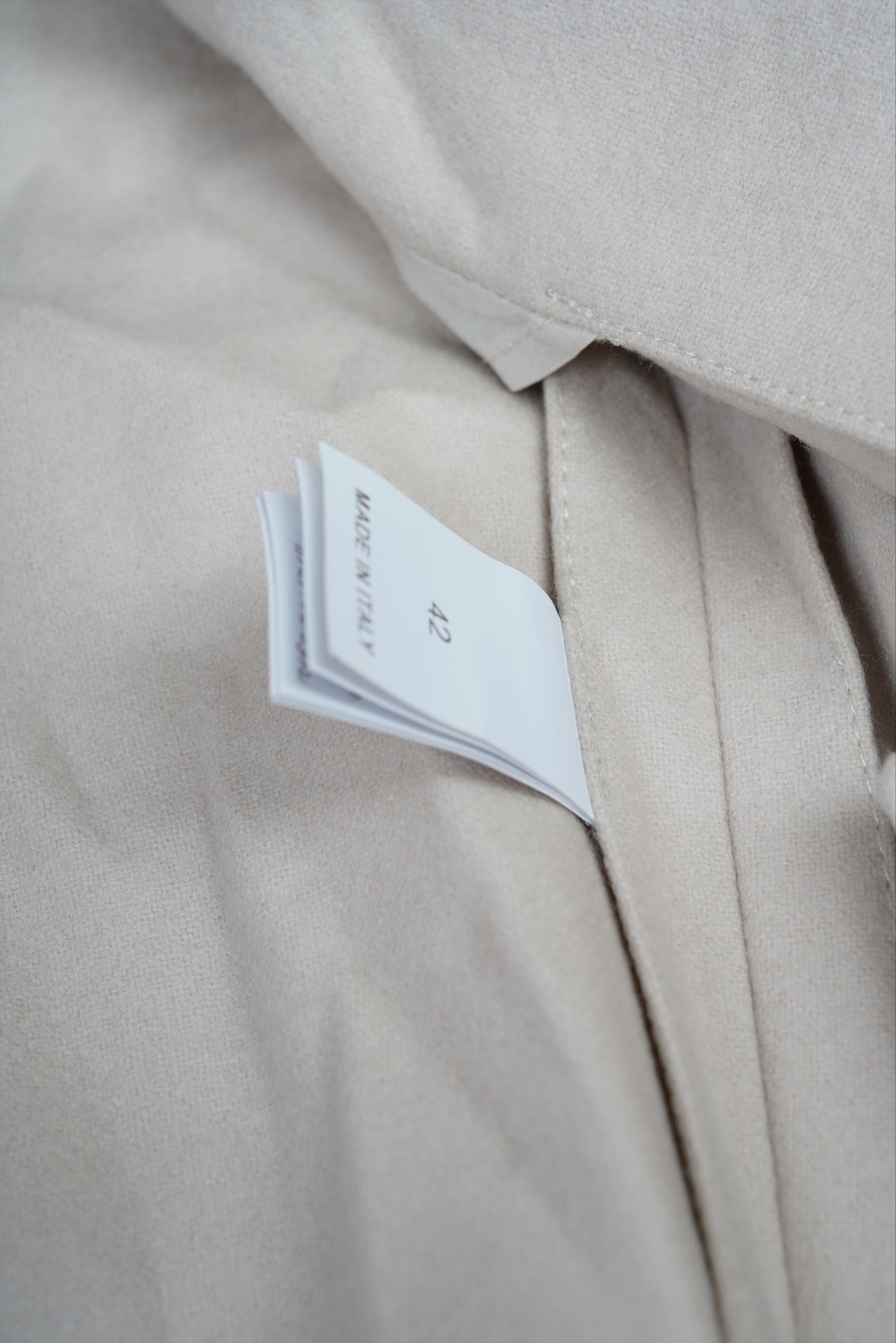 Brunello Cucinelli Manteau Cachemire Femme Marron Incrustation de soie