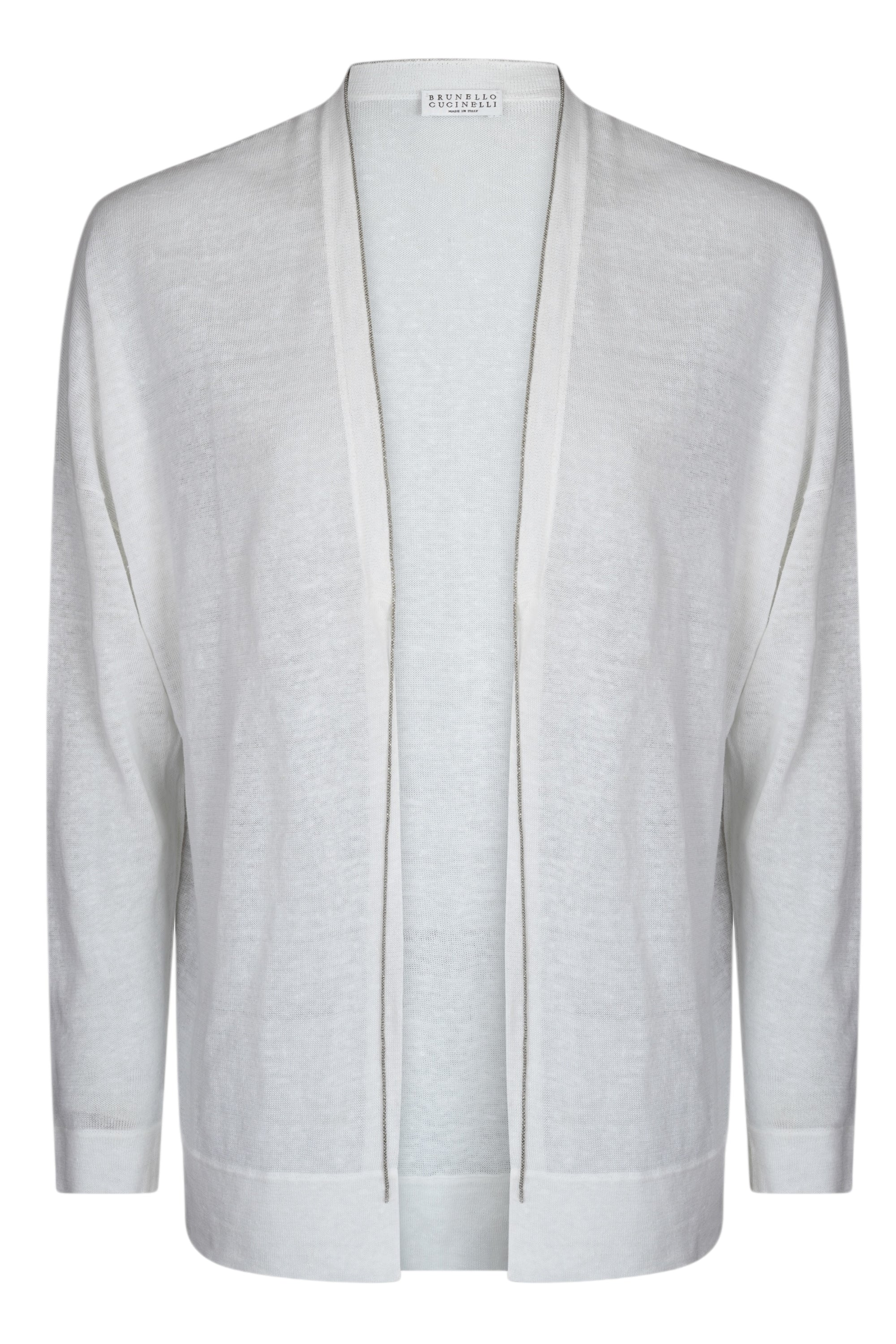 Brunello Cucinelli Cardigan Jacket Ladies Linen/ Silk Dazzling