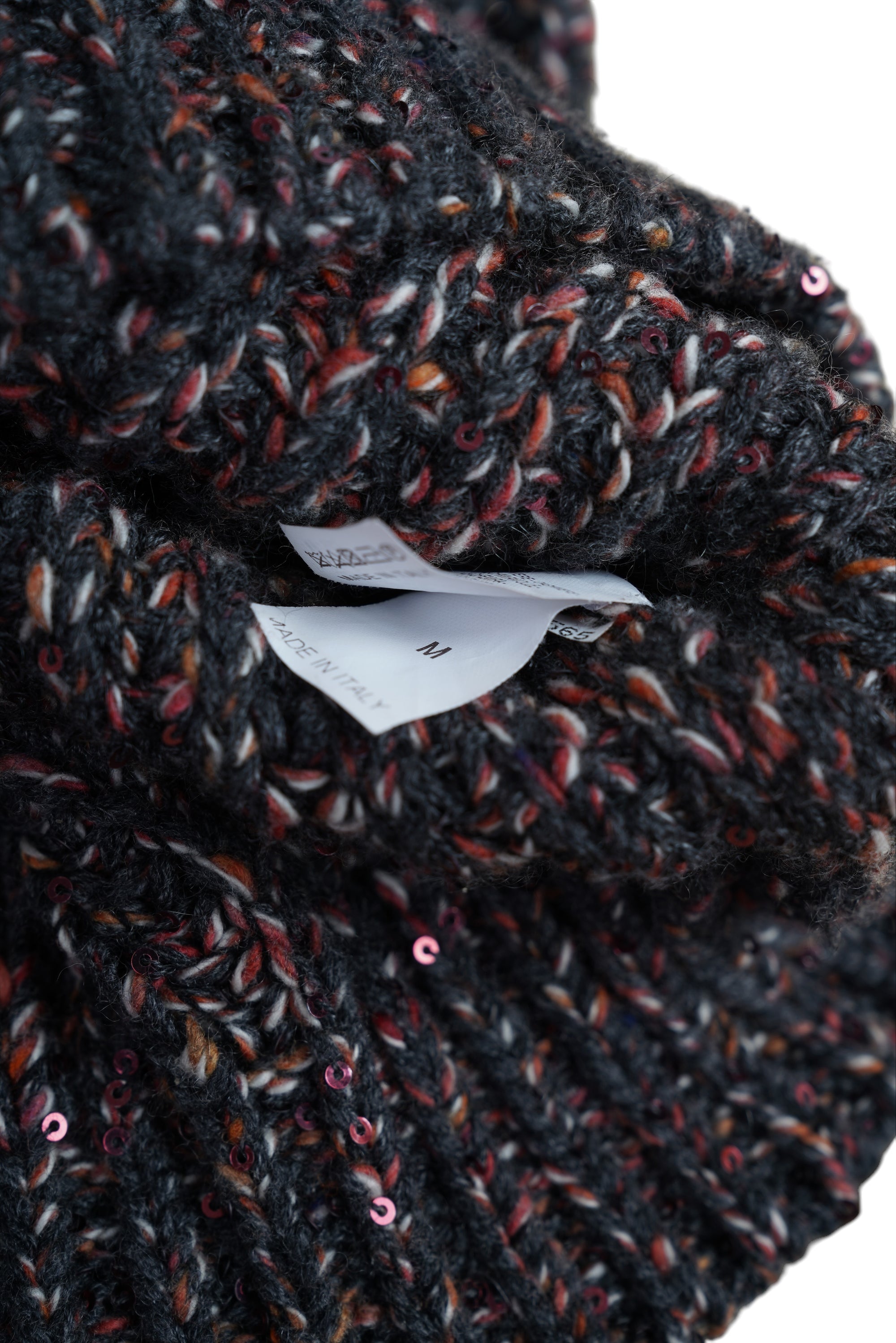 Brunello Cucinelli Kaschmir Pullover Strick Dazzling mit Pailletten kurzarm