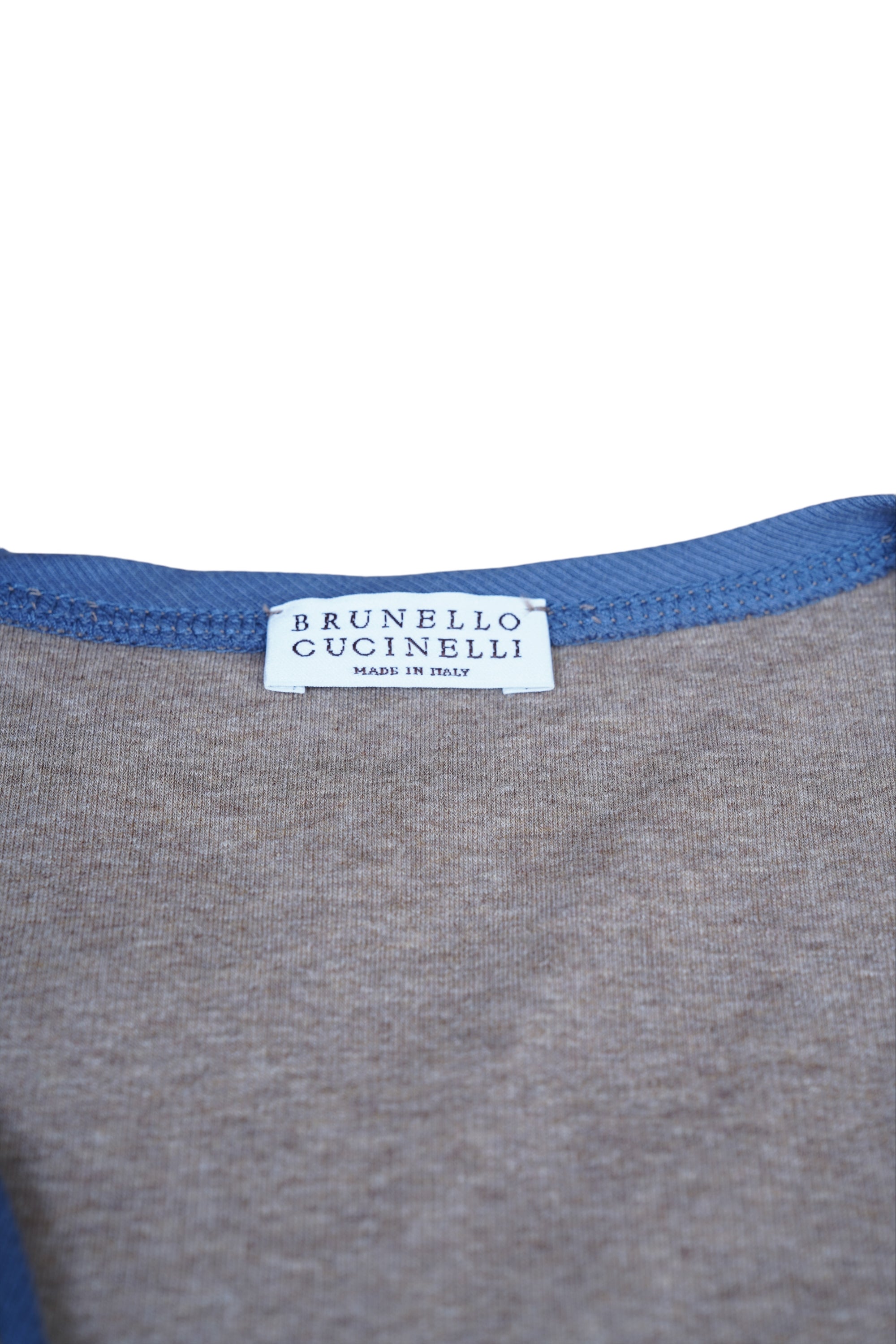 Brunello Cucinelli Top Shirt Rippenjersey aus Comfort Baumwolle gestreift