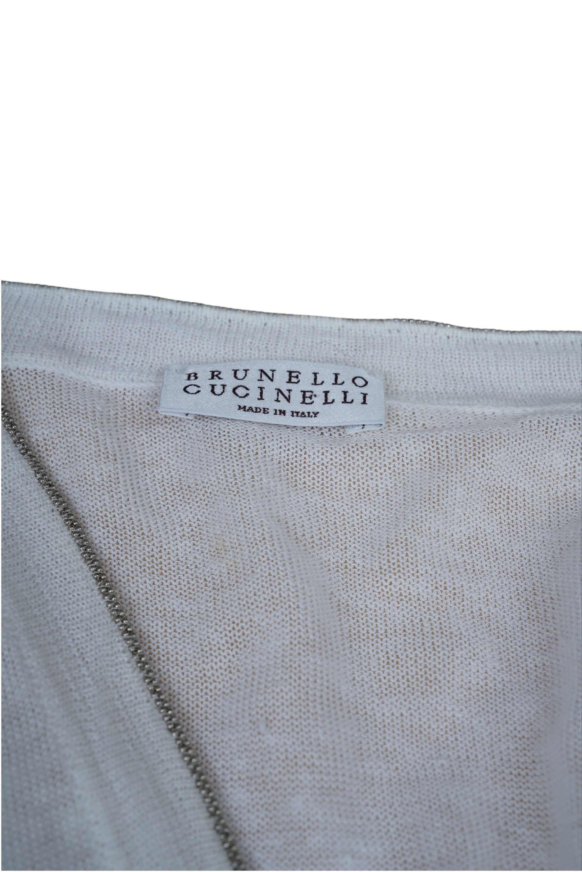 Brunello Cucinelli Cardigan Jacket Ladies Linen/ Silk Dazzling