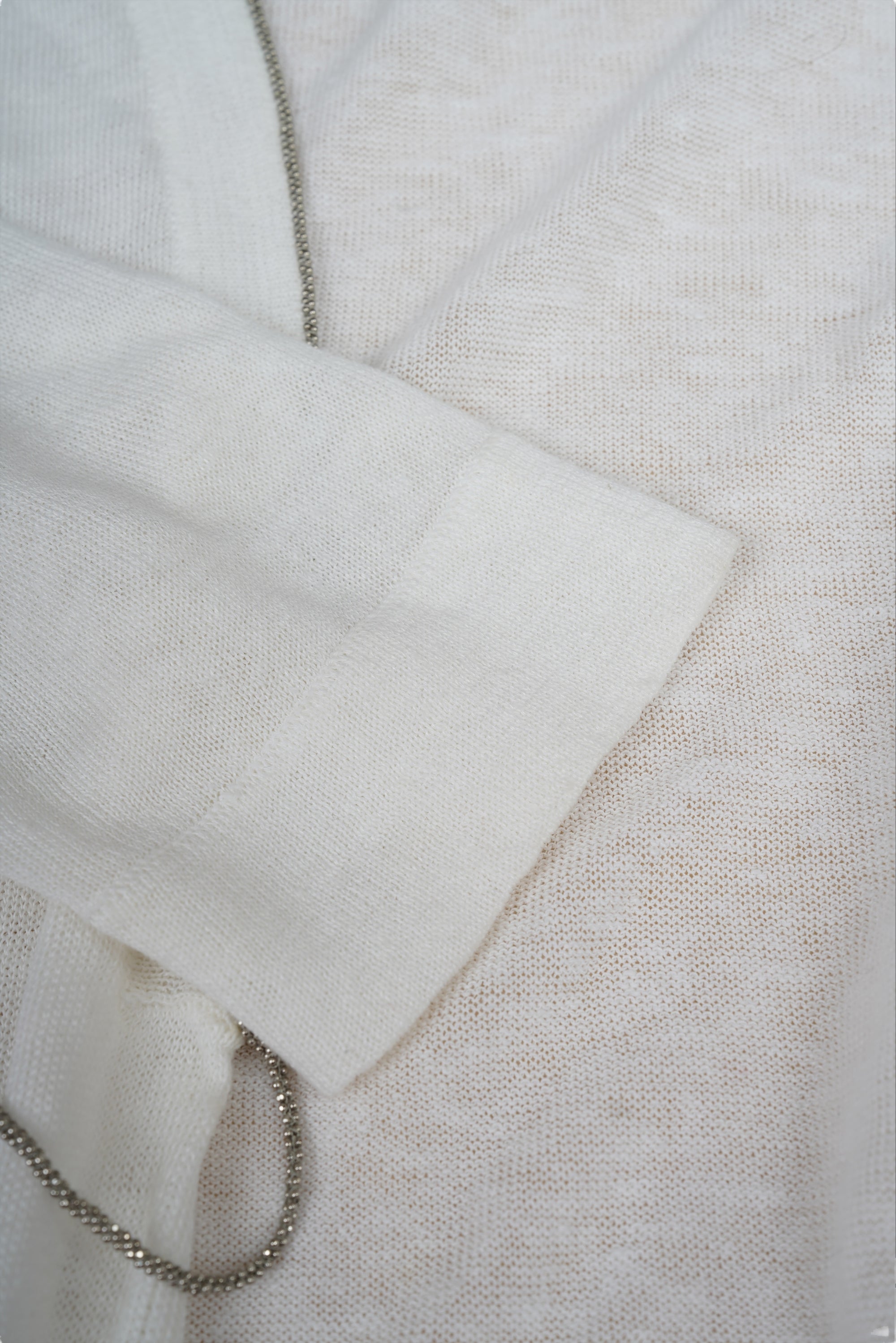 Brunello Cucinelli Cardigan Jacket Ladies Linen/ Silk Dazzling