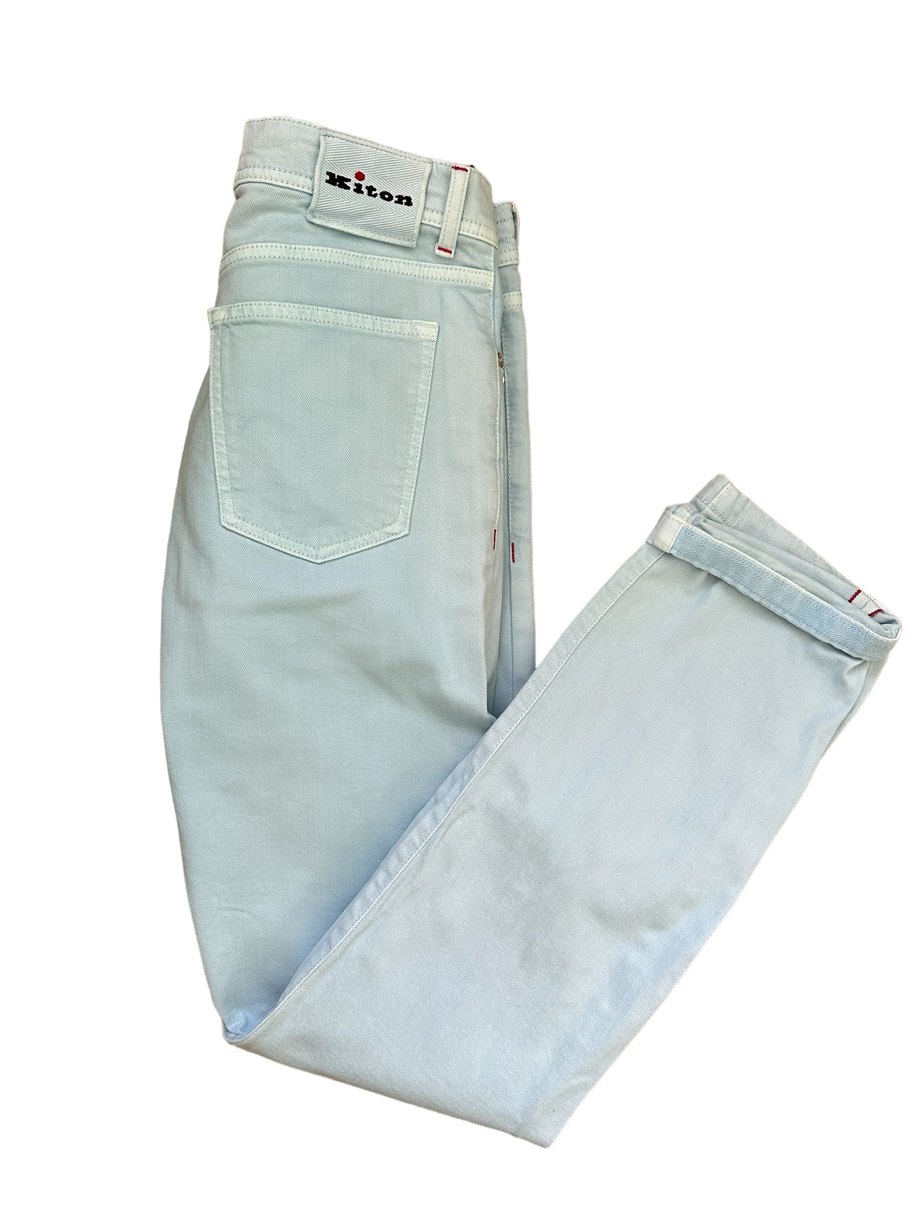 Kiton Jeans Chino Blue 33 (32,31) Slim Item no.: 10041 new