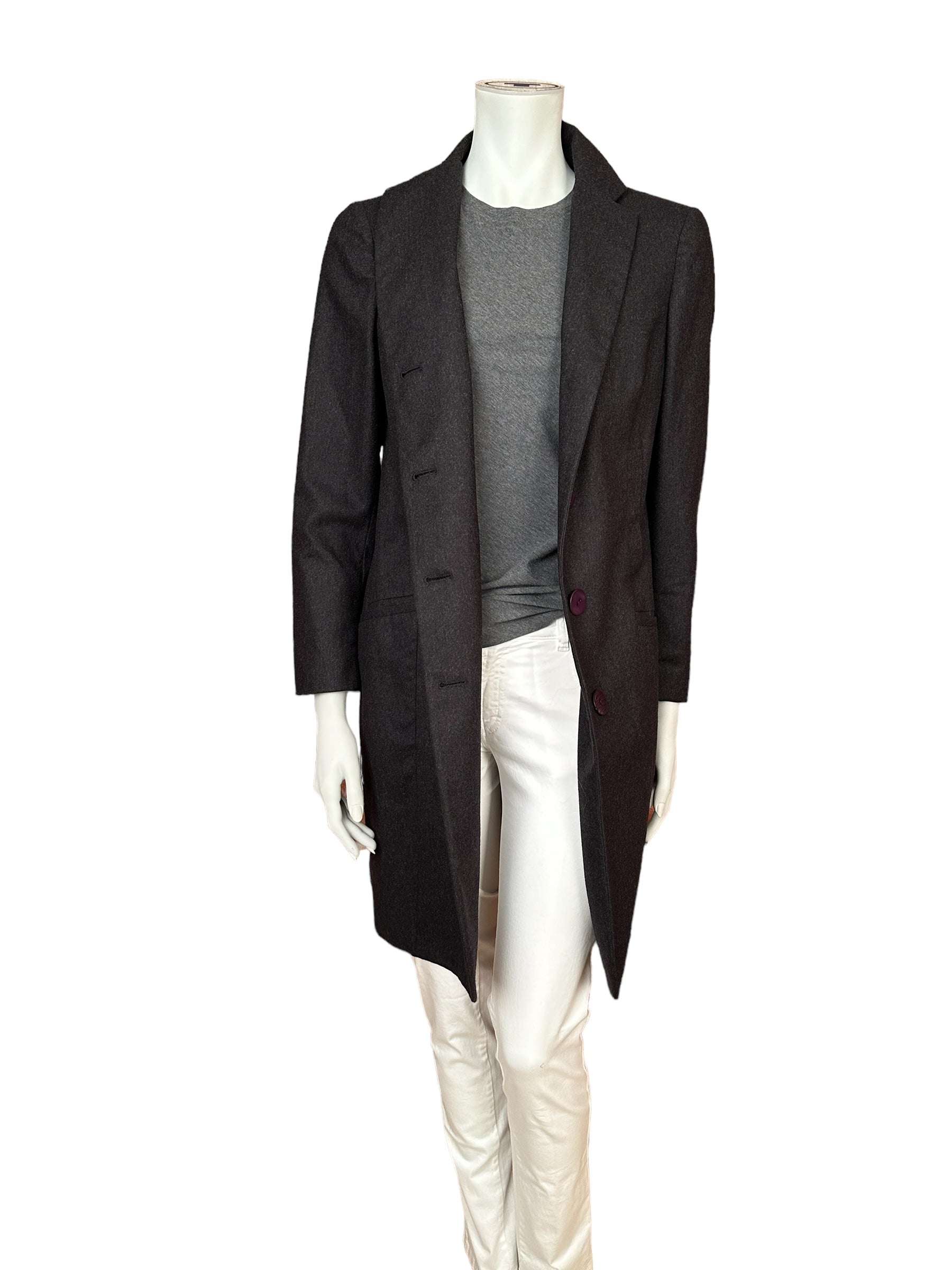 Brunello Cucinelli lightweight long coat with cashmere IT 46 (DE 40/42)
