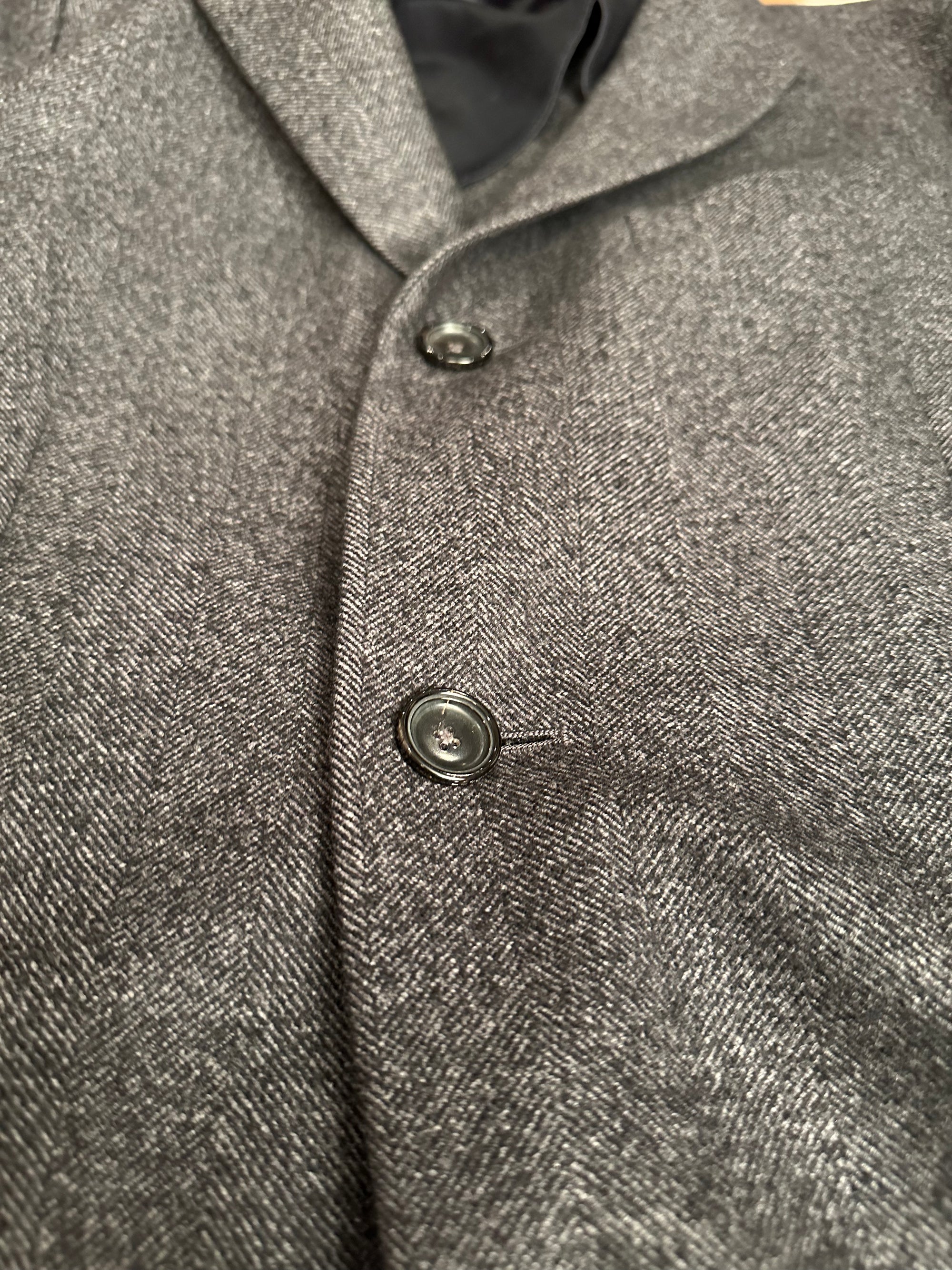 Ermenegildo Zegna Mantel Herringbone Neu