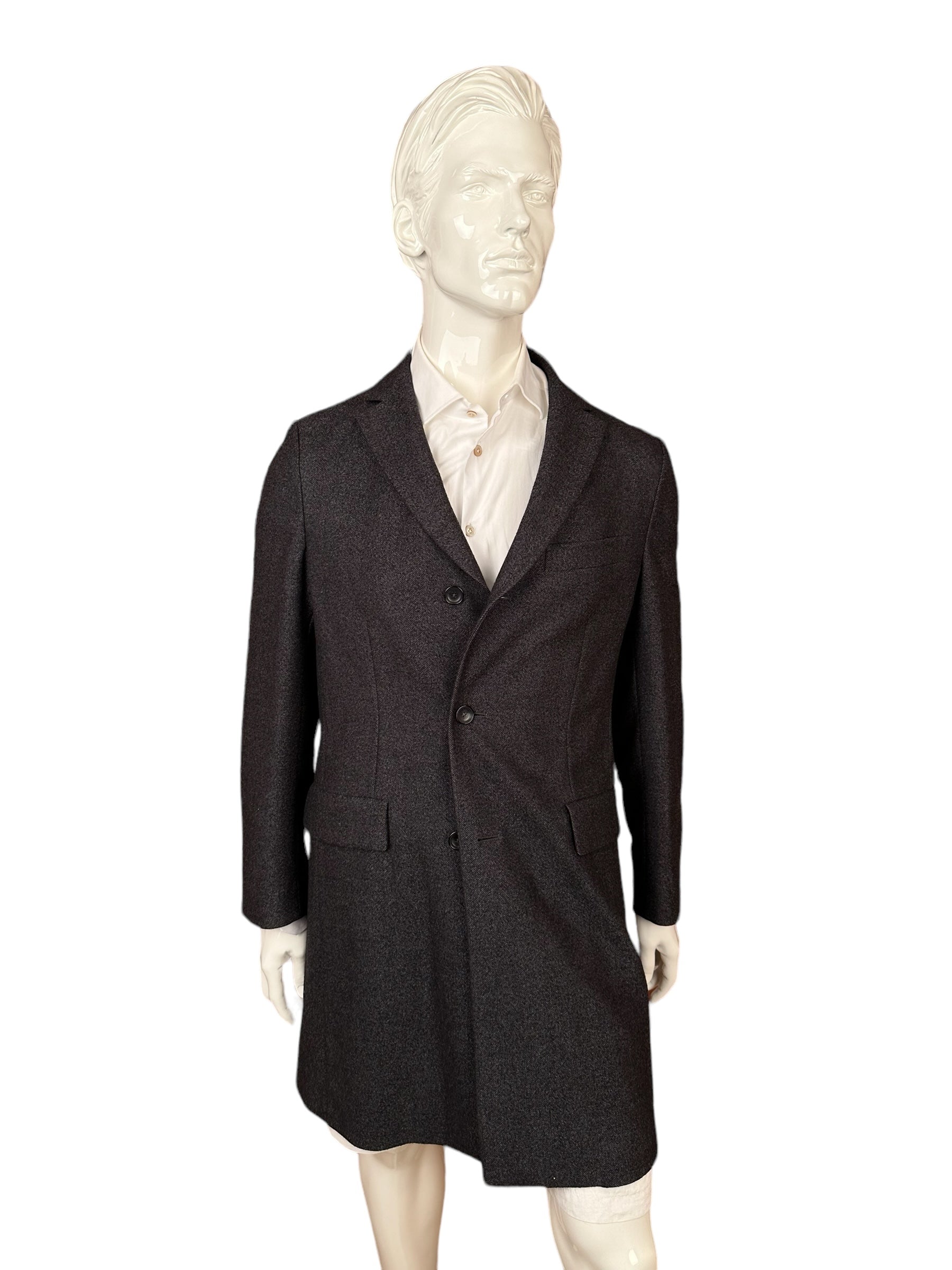 Ermenegildo Zegna Mantel Herringbone Neu